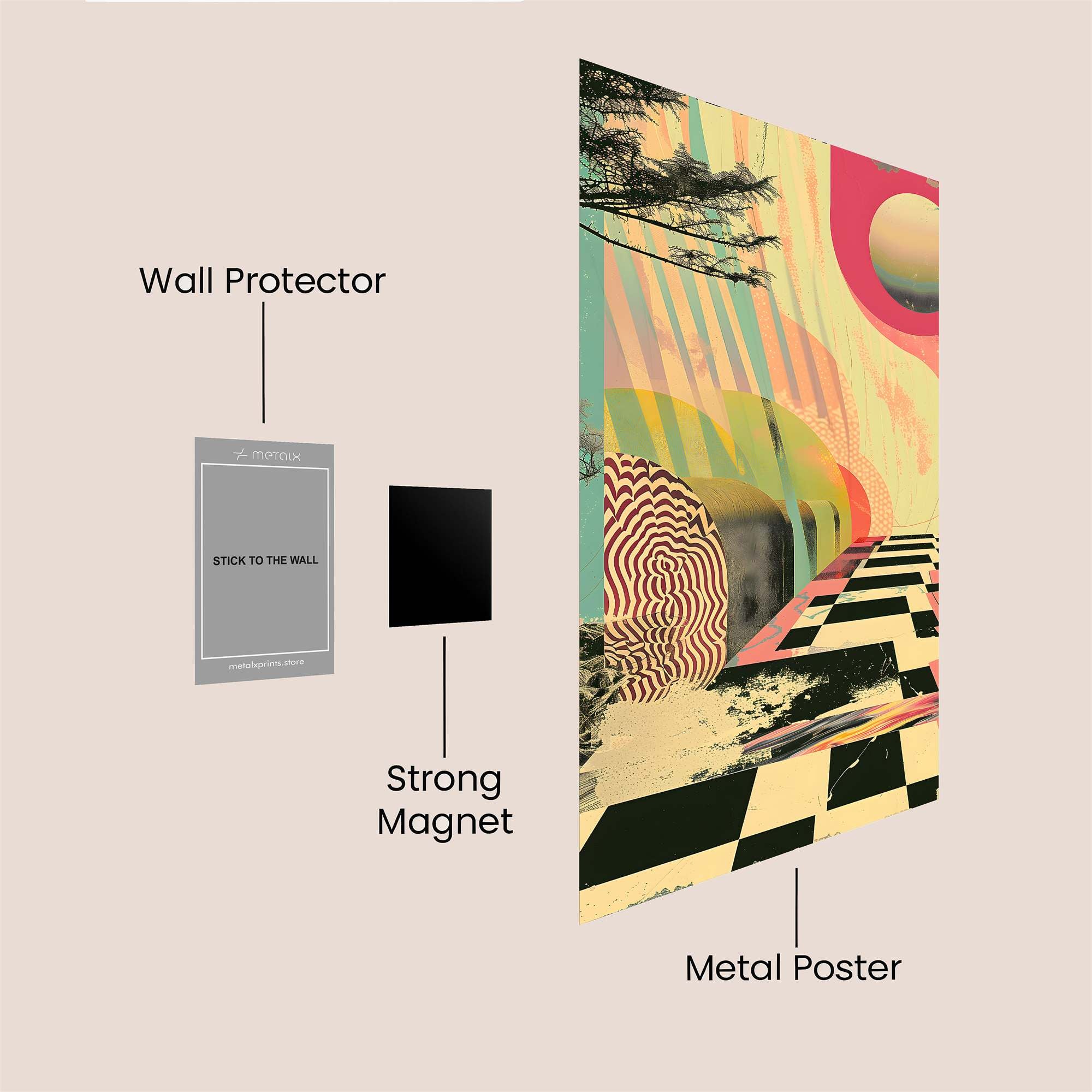 Dreamscape Whimsy Safe Wall Magnetic / M