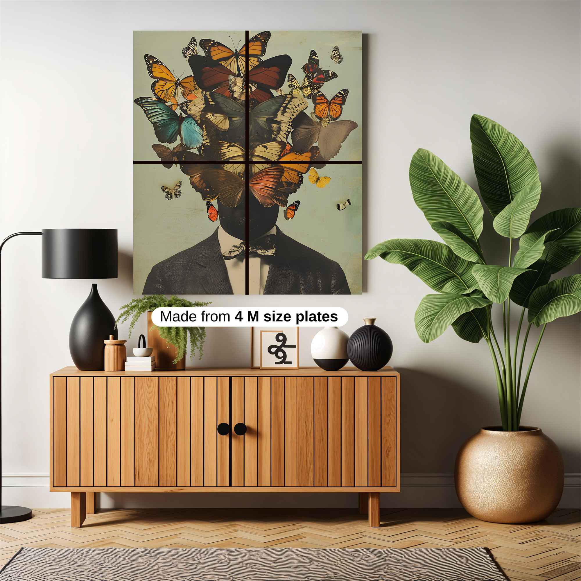 Butterfly Elegance Safe Wall Magnetic / M