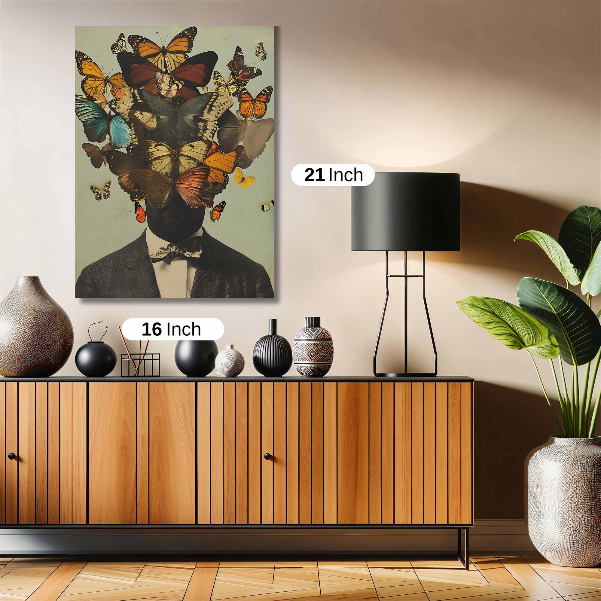 Butterfly Elegance Safe Wall Magnetic / M