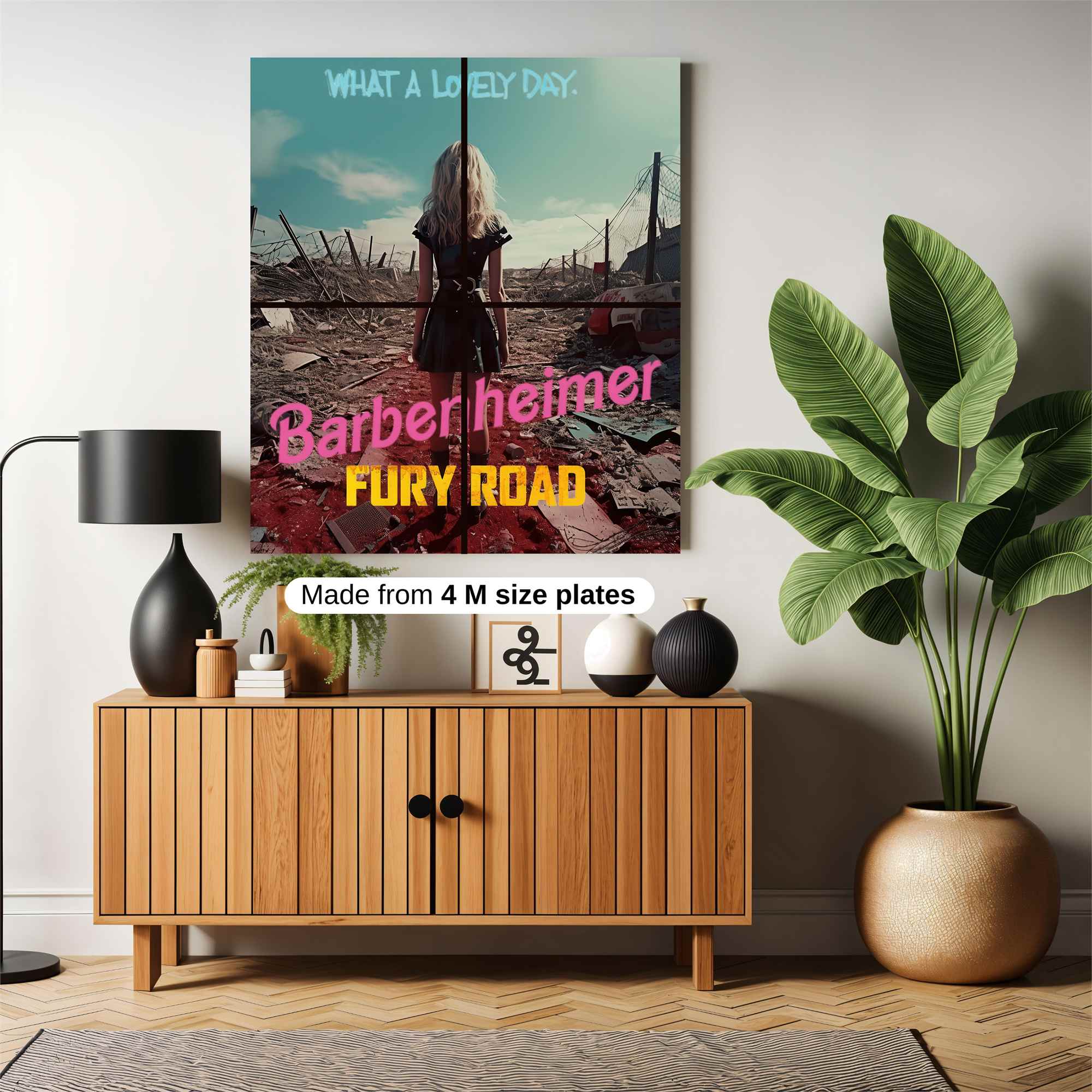 Apocalyptic Barbie Safe Wall Magnetic / M