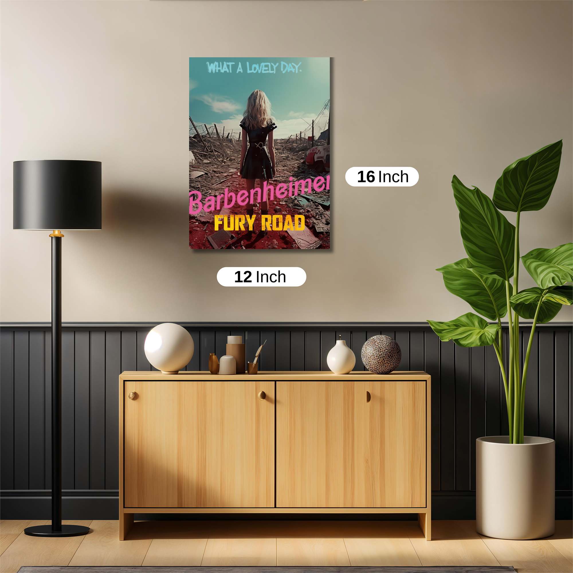 Apocalyptic Barbie Safe Wall Magnetic / M