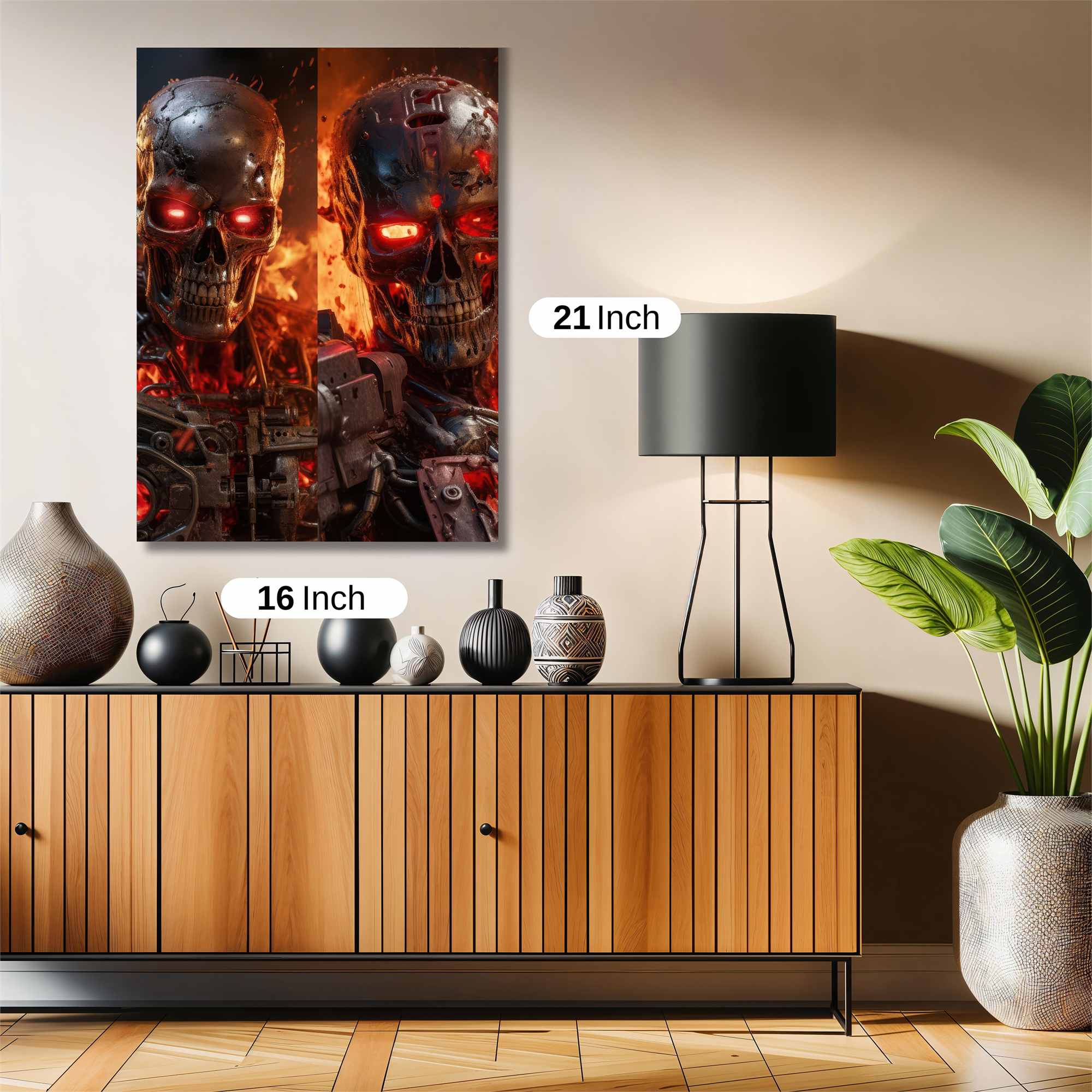 Terminator Inferno Safe Wall Magnetic / M