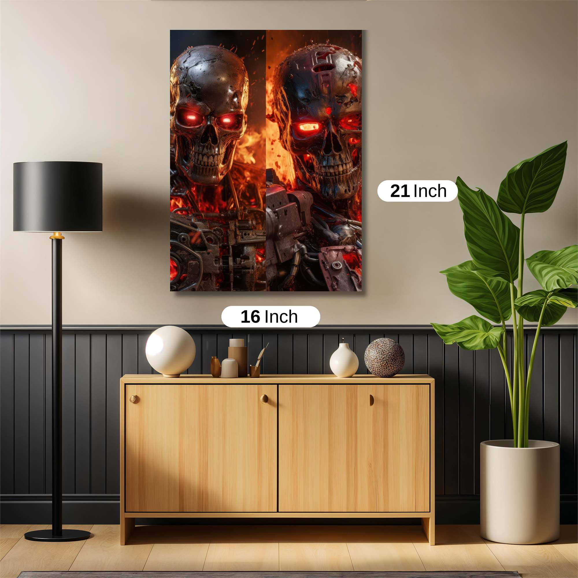 Terminator Inferno Safe Wall Magnetic / M