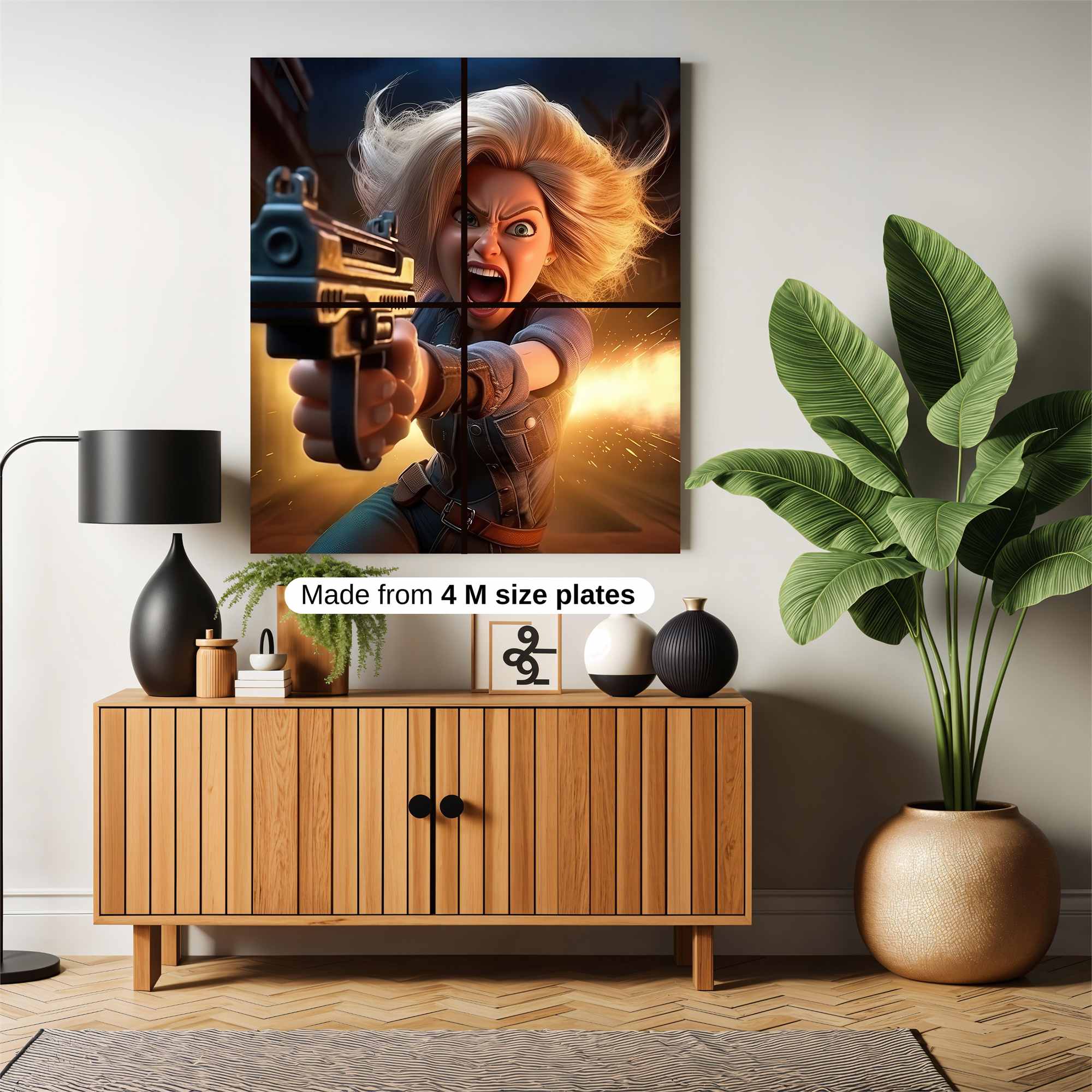 Blonde Fury Safe Wall Magnetic / M