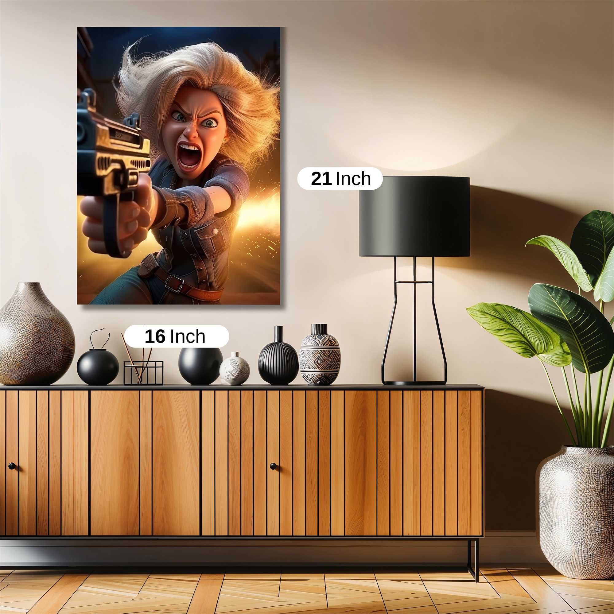 Blonde Fury Safe Wall Magnetic / M