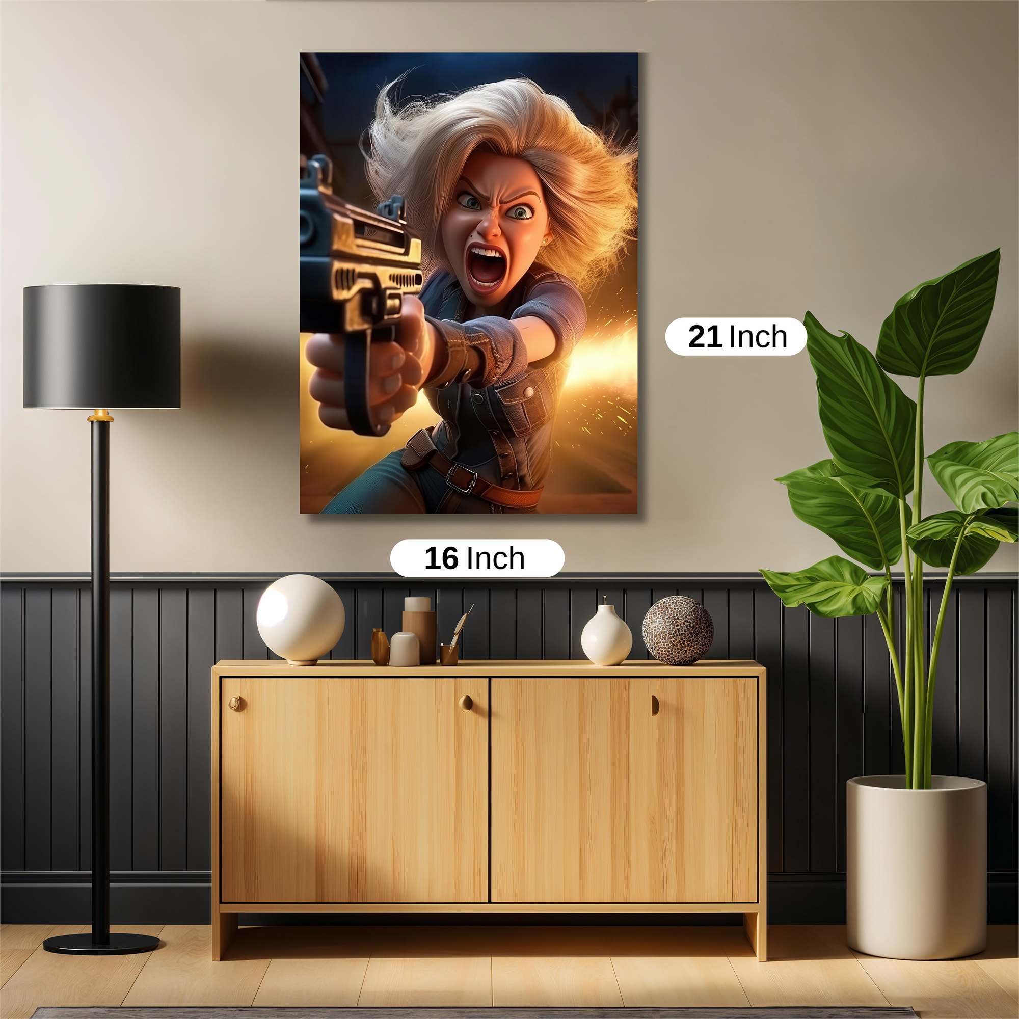Blonde Fury Safe Wall Magnetic / M