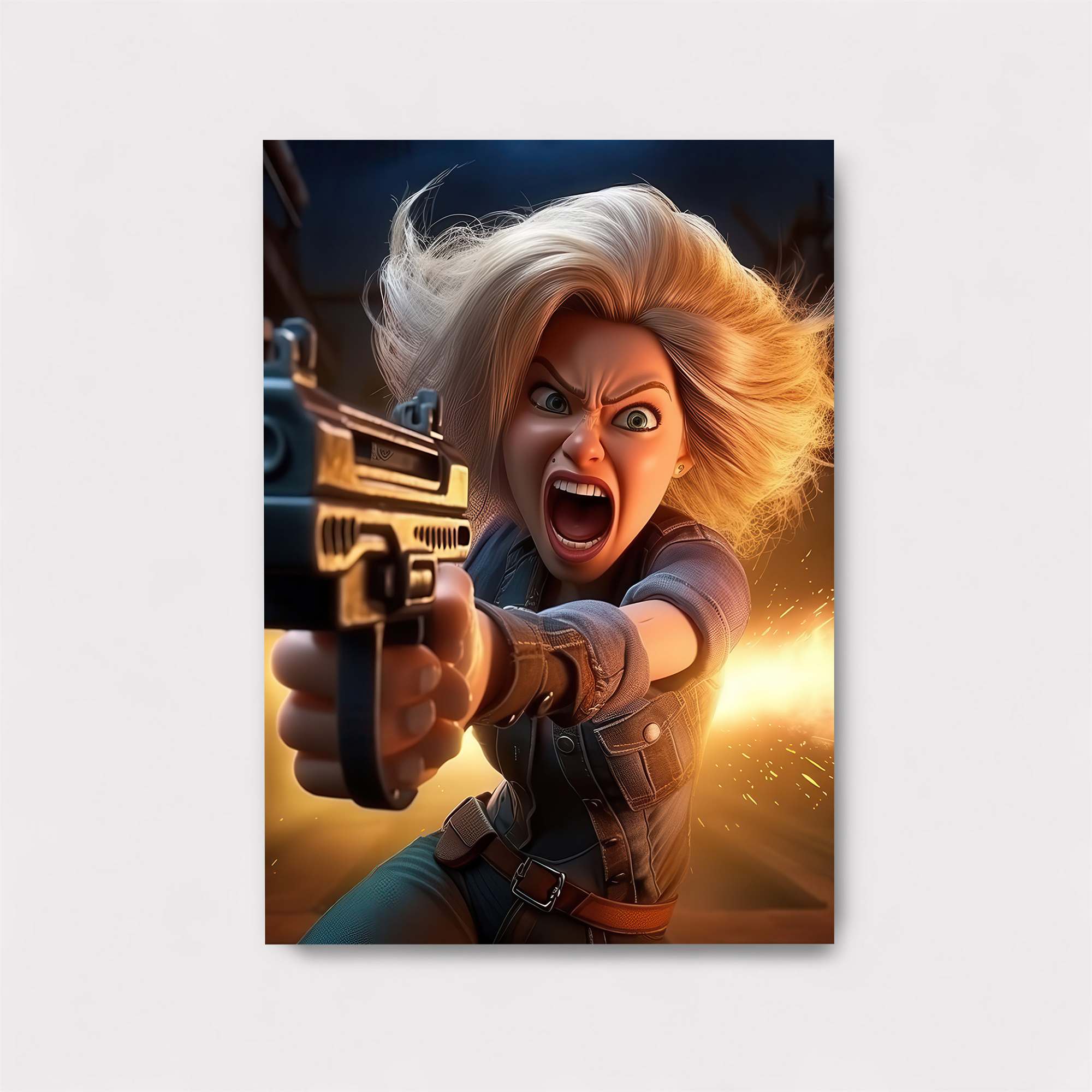 Blonde Fury Safe Wall Magnetic / M
