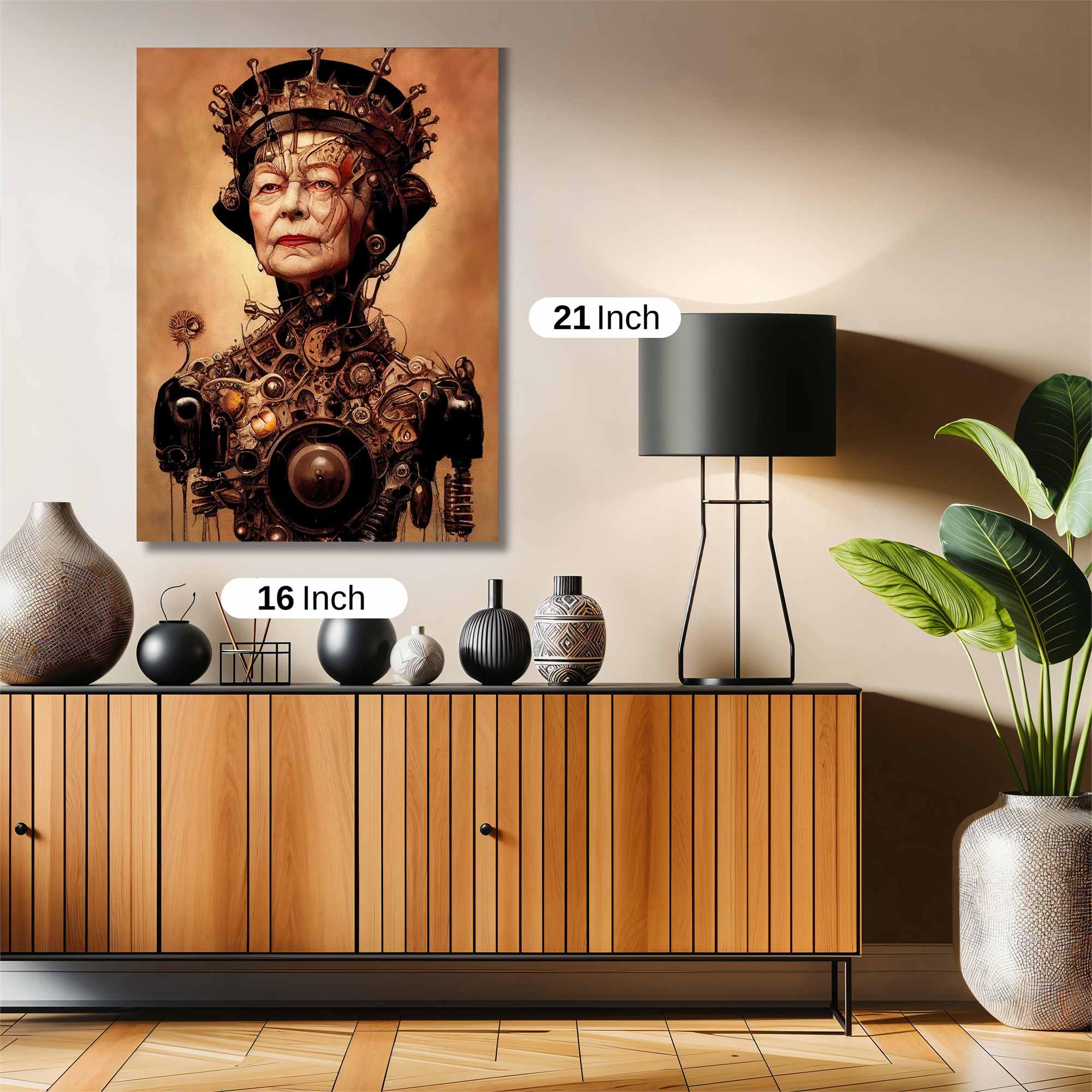Queen Intricate Safe Wall Magnetic / M