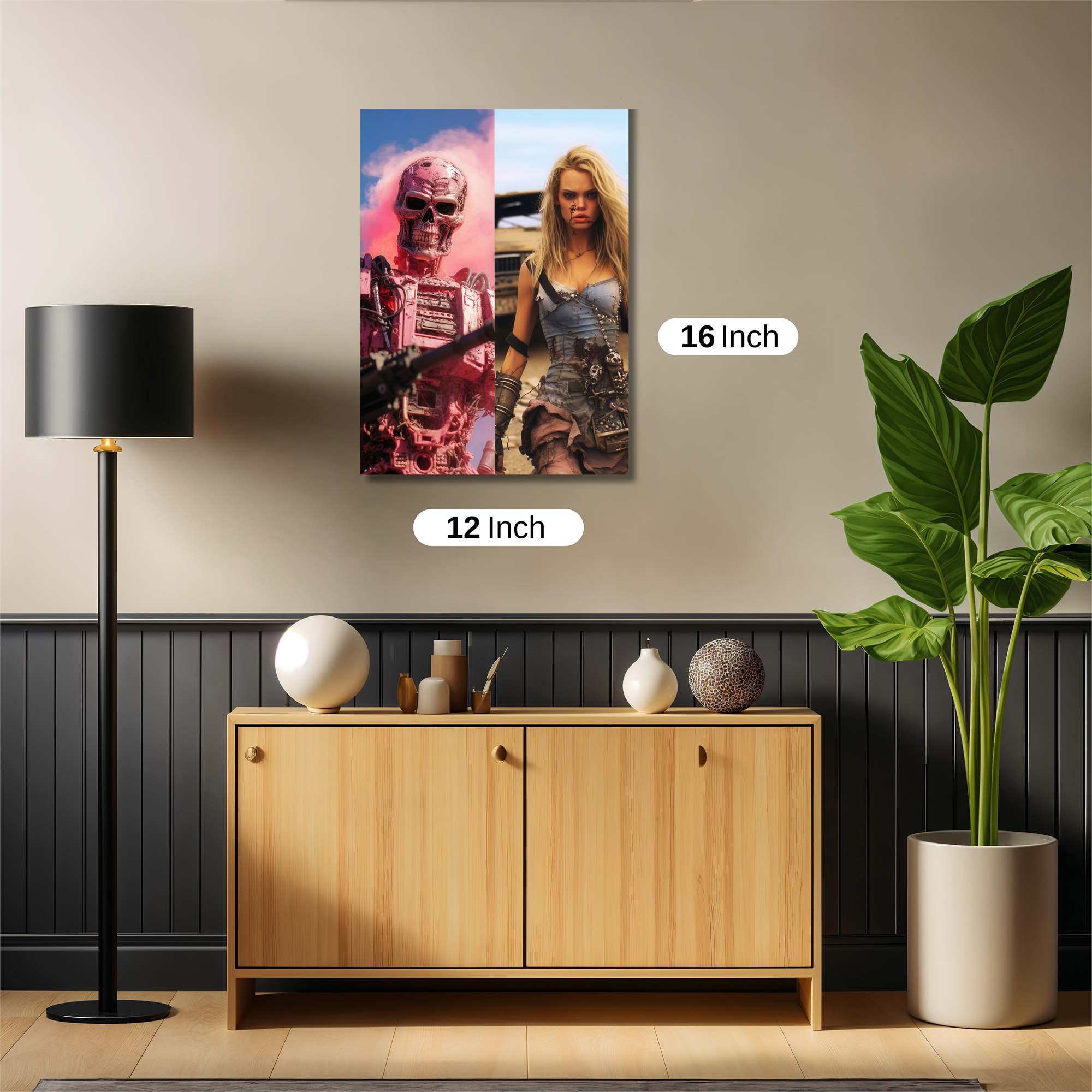 Terminator Apocalyptic Safe Wall Magnetic / M