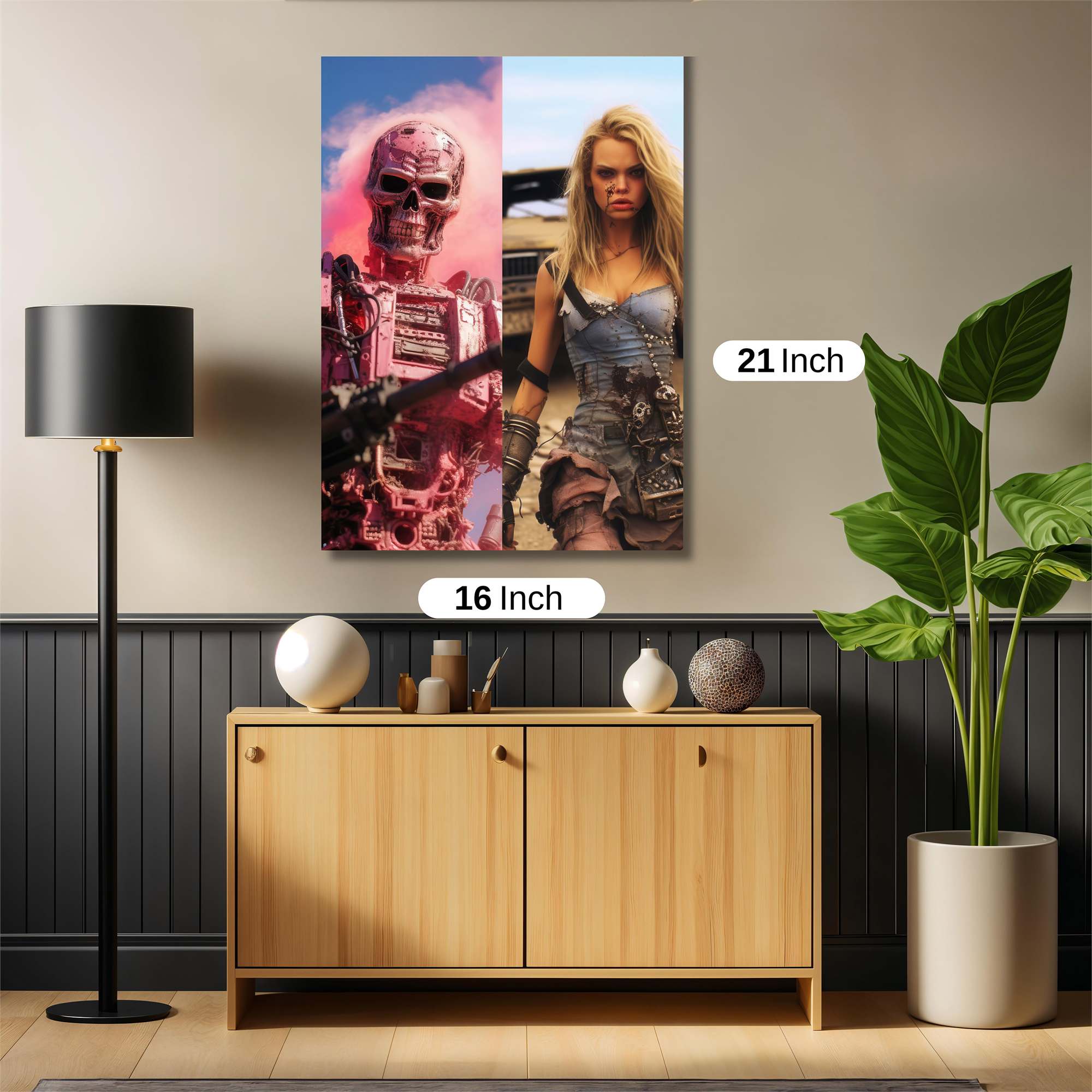 Terminator Apocalyptic Safe Wall Magnetic / M