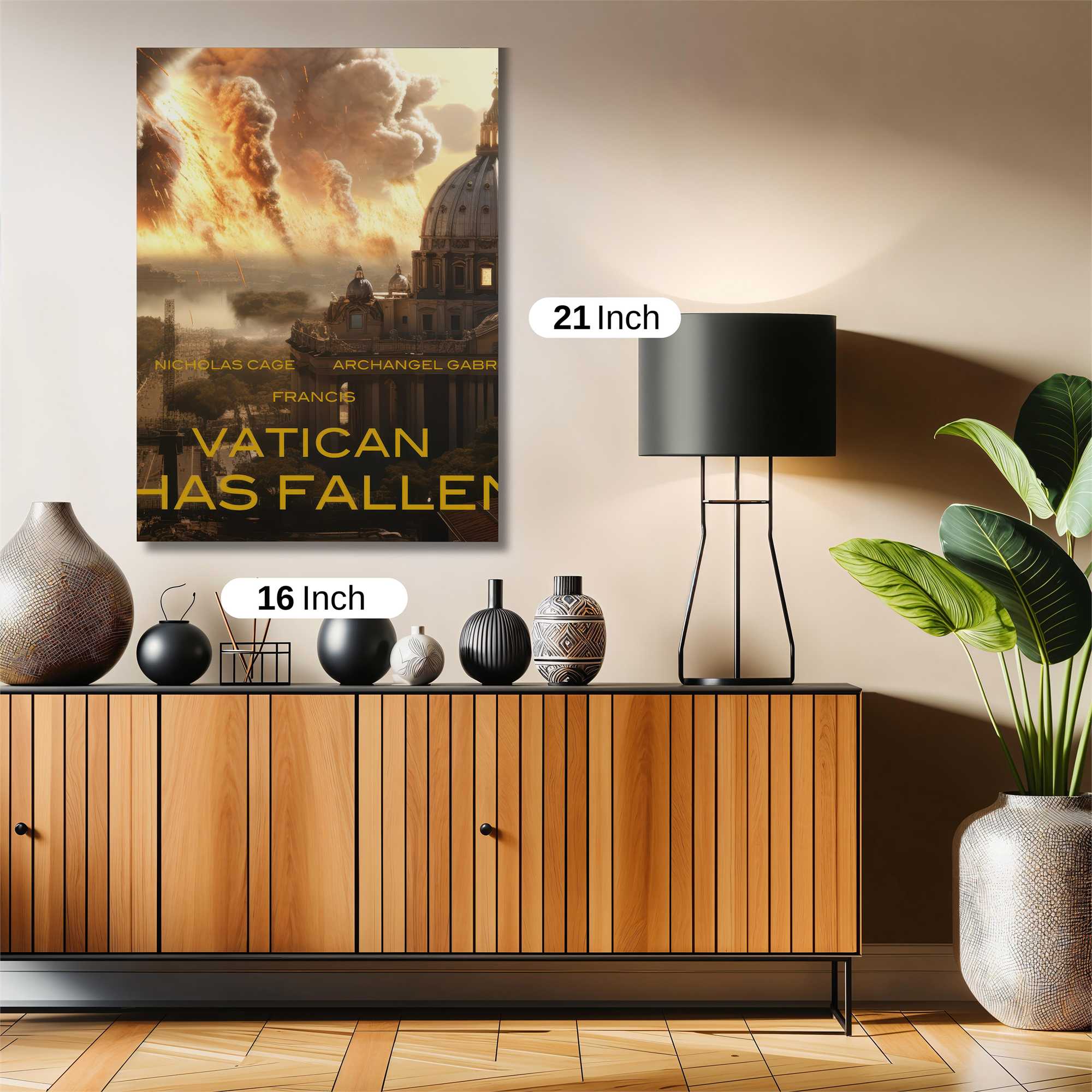 Vatican Ablaze Safe Wall Magnetic / M