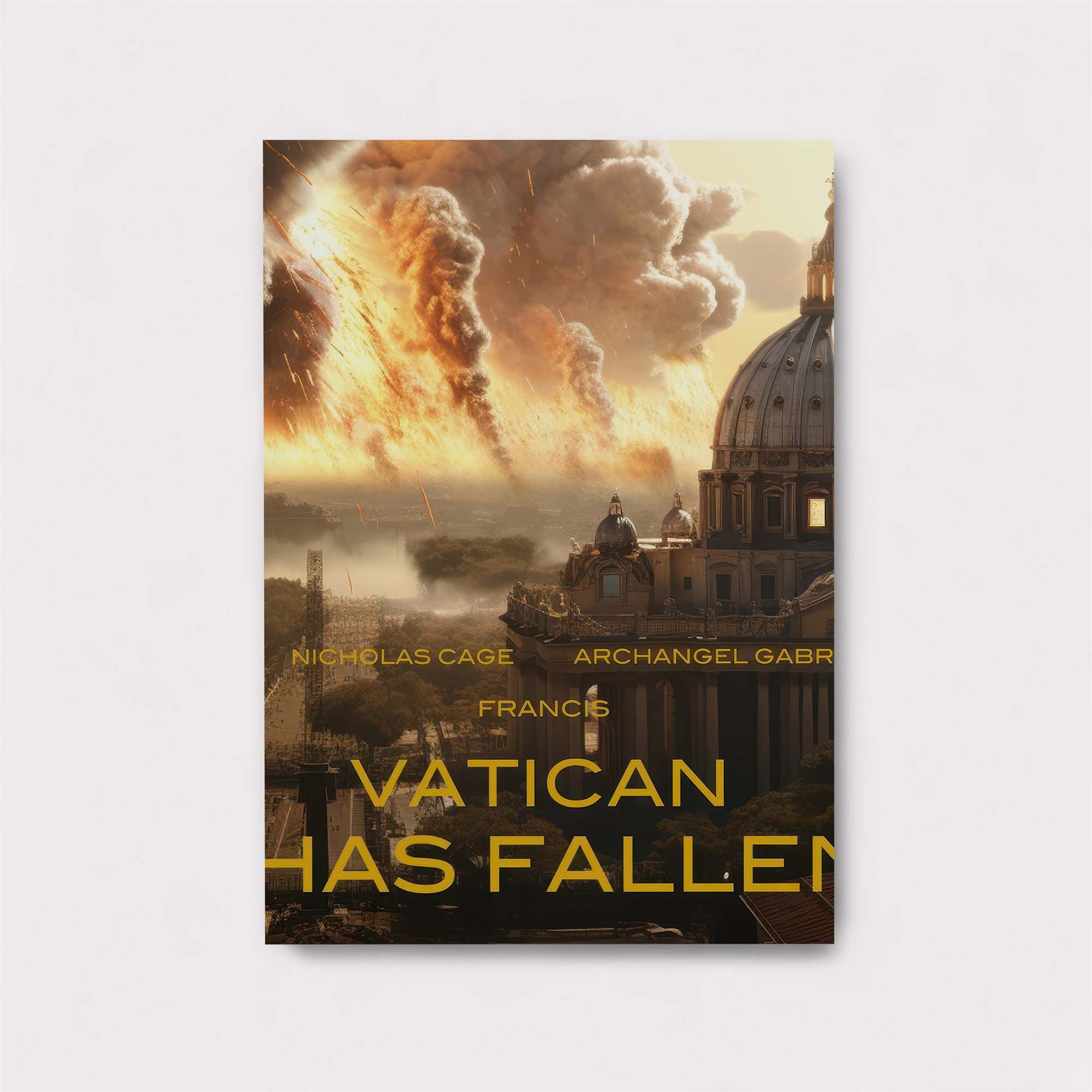 Vatican Ablaze Safe Wall Magnetic / M