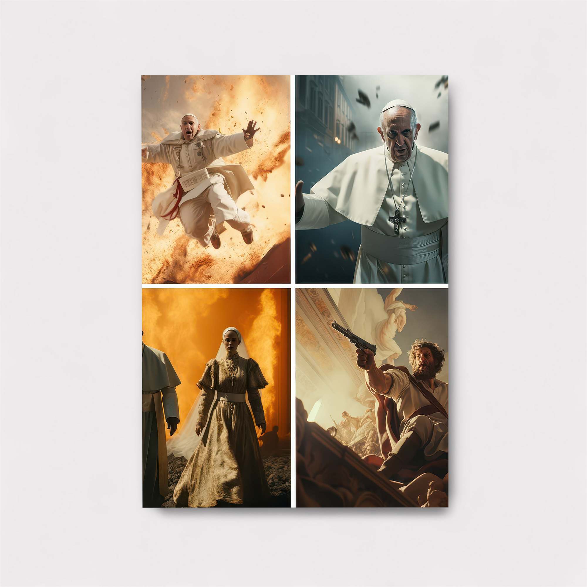 Pope Apocalypse Safe Wall Magnetic / M