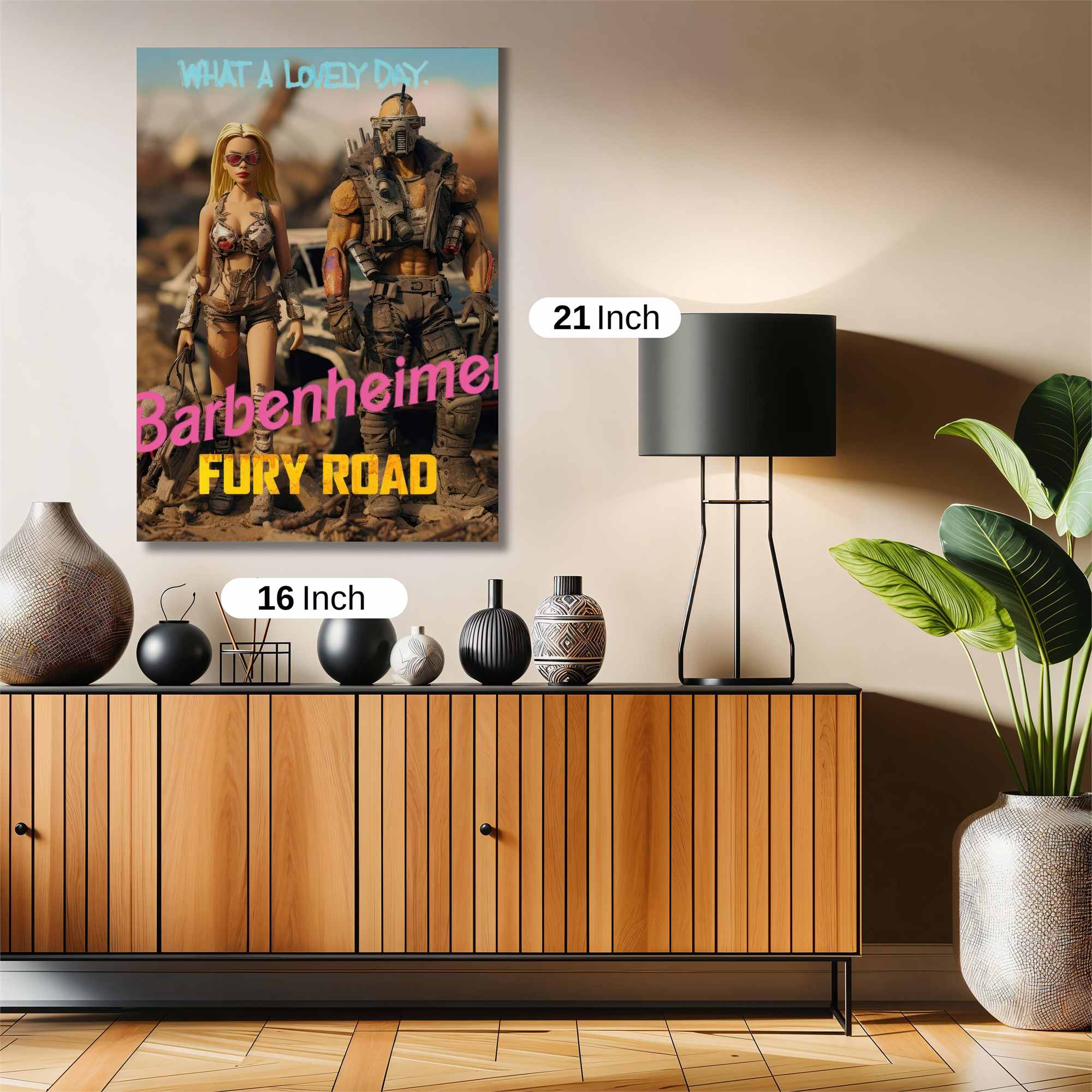 Barbenheimer Dream Safe Wall Magnetic / M