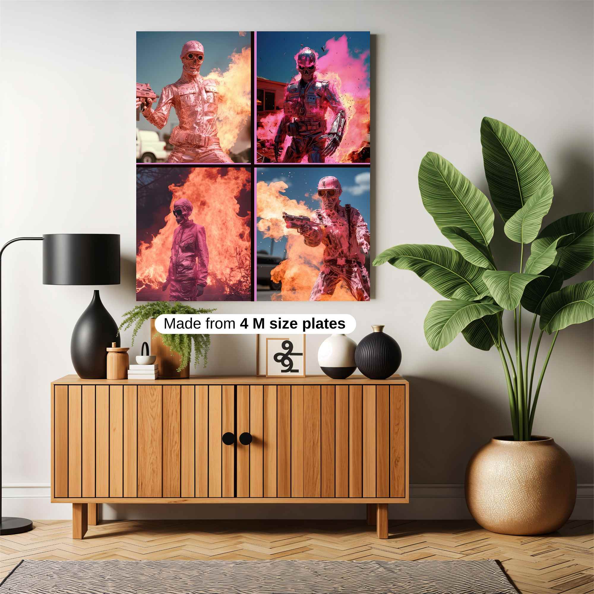 Pink Inferno Safe Wall Magnetic / M