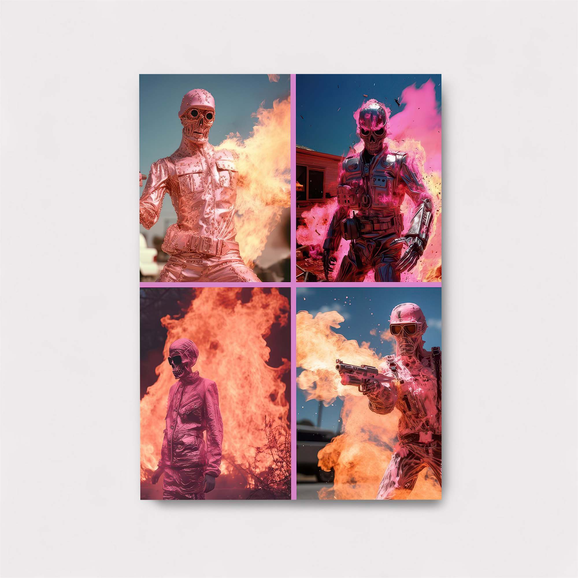 Pink Inferno Safe Wall Magnetic / M