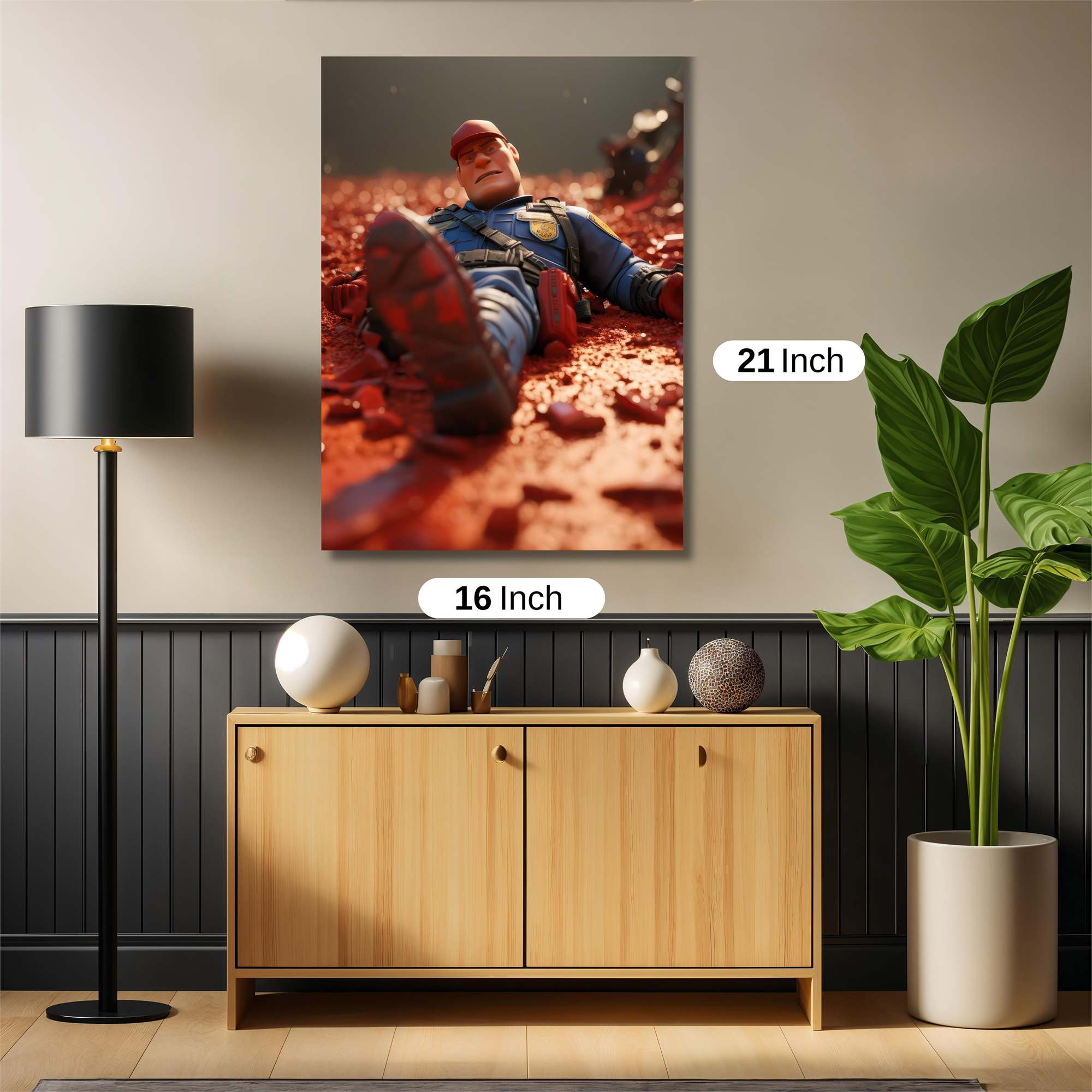 Brick Fatigue Safe Wall Magnetic / M