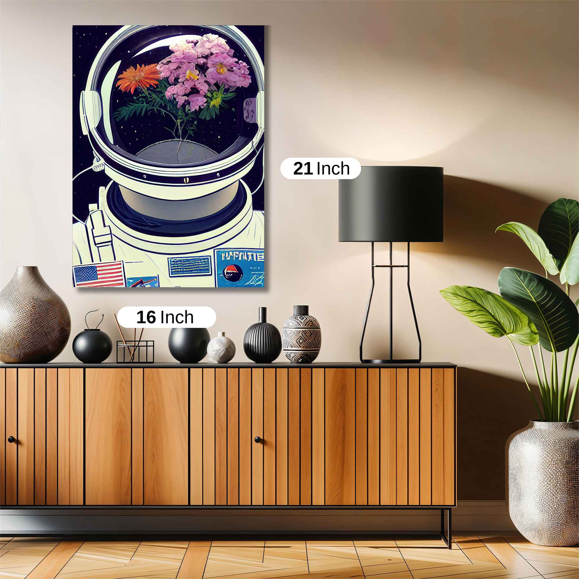 Astronaut Bloom Safe Wall Magnetic / M