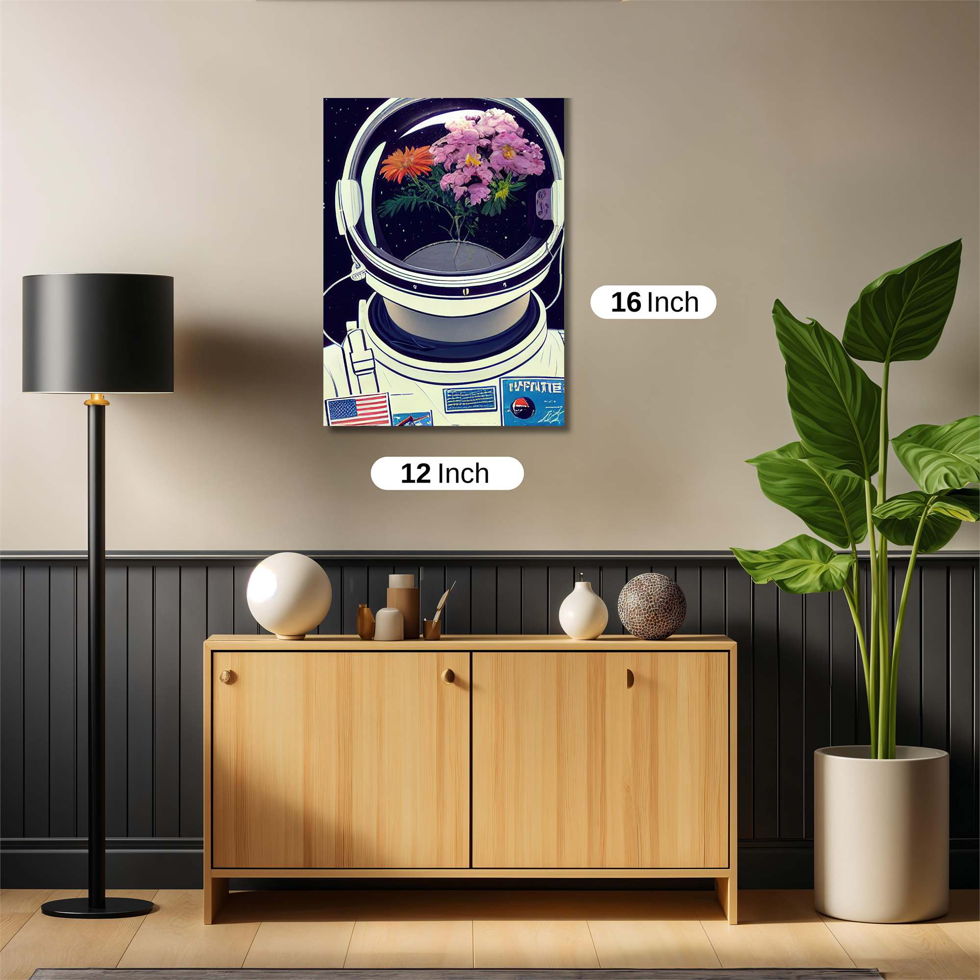 Astronaut Bloom Safe Wall Magnetic / M
