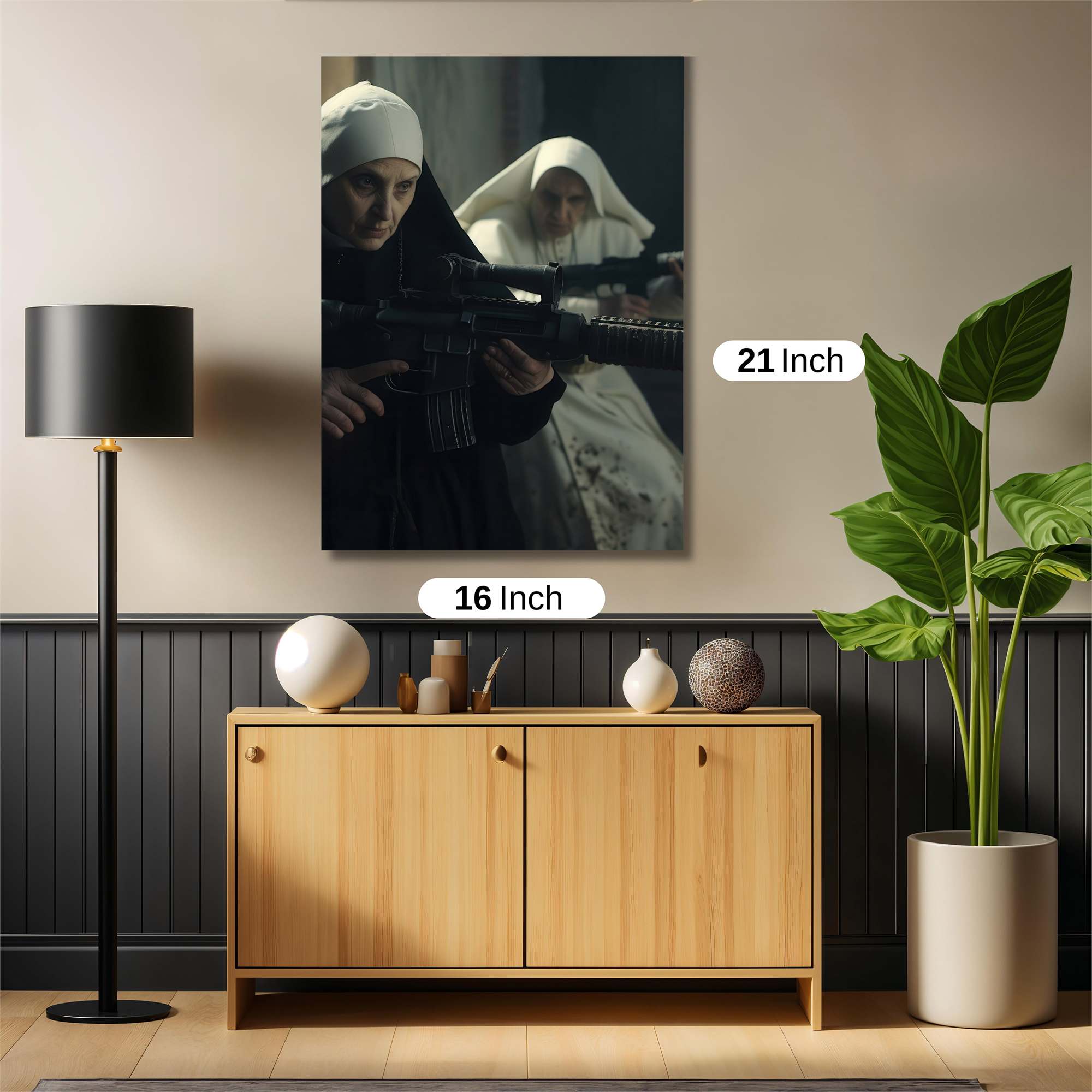 Nuns Unleashed Safe Wall Magnetic / M