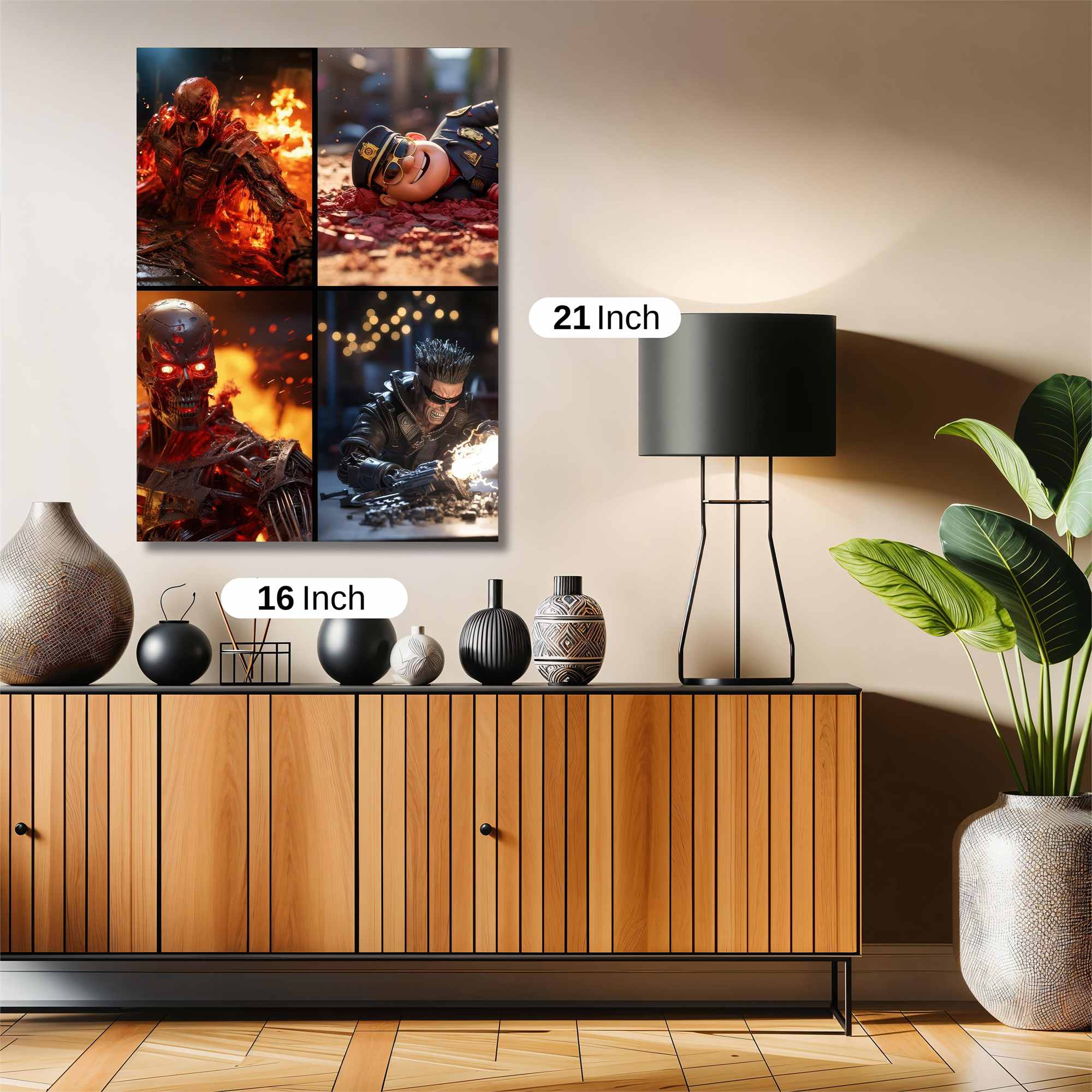 Robo-Apocalypse Safe Wall Magnetic / M