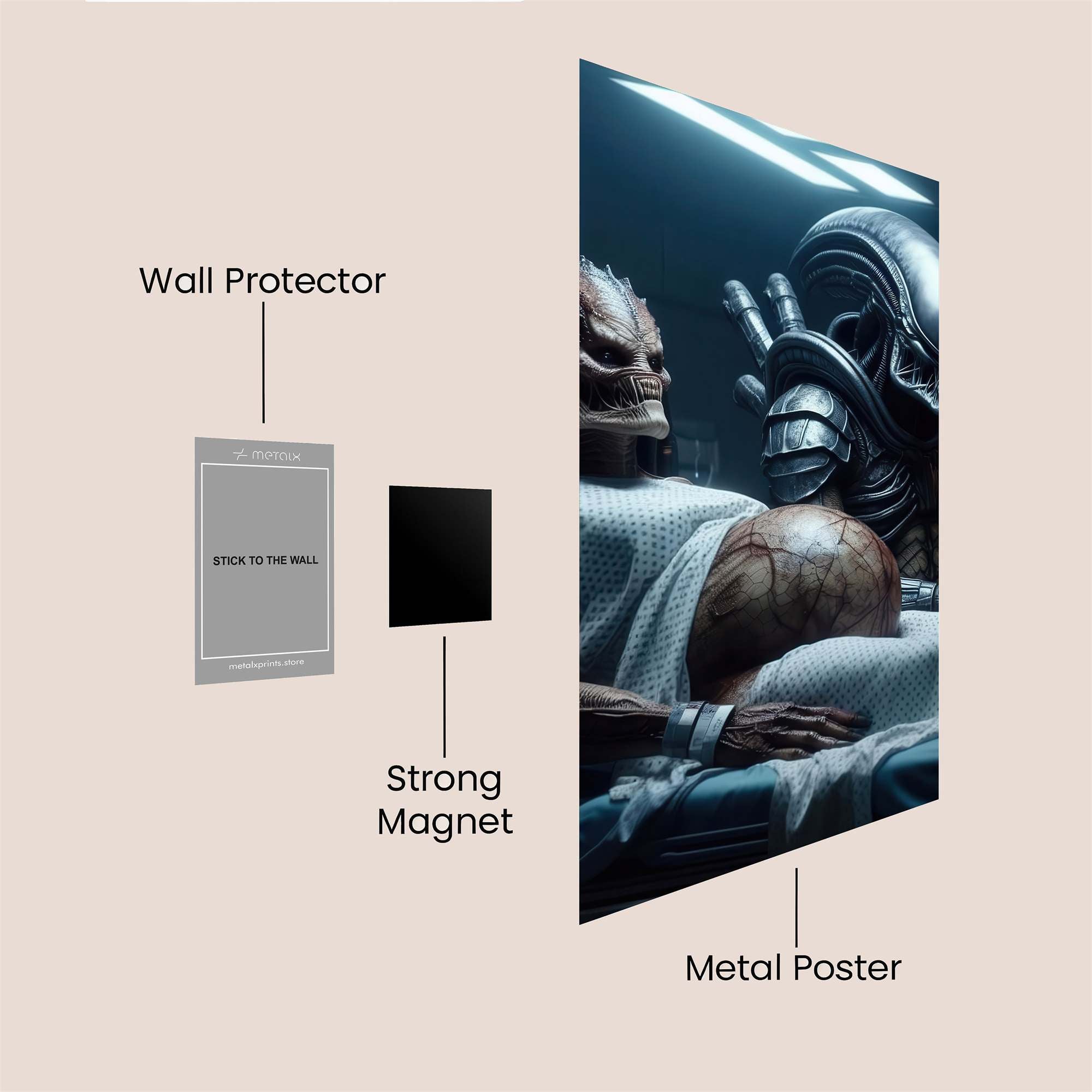 Predator Birth Safe Wall Magnetic / M