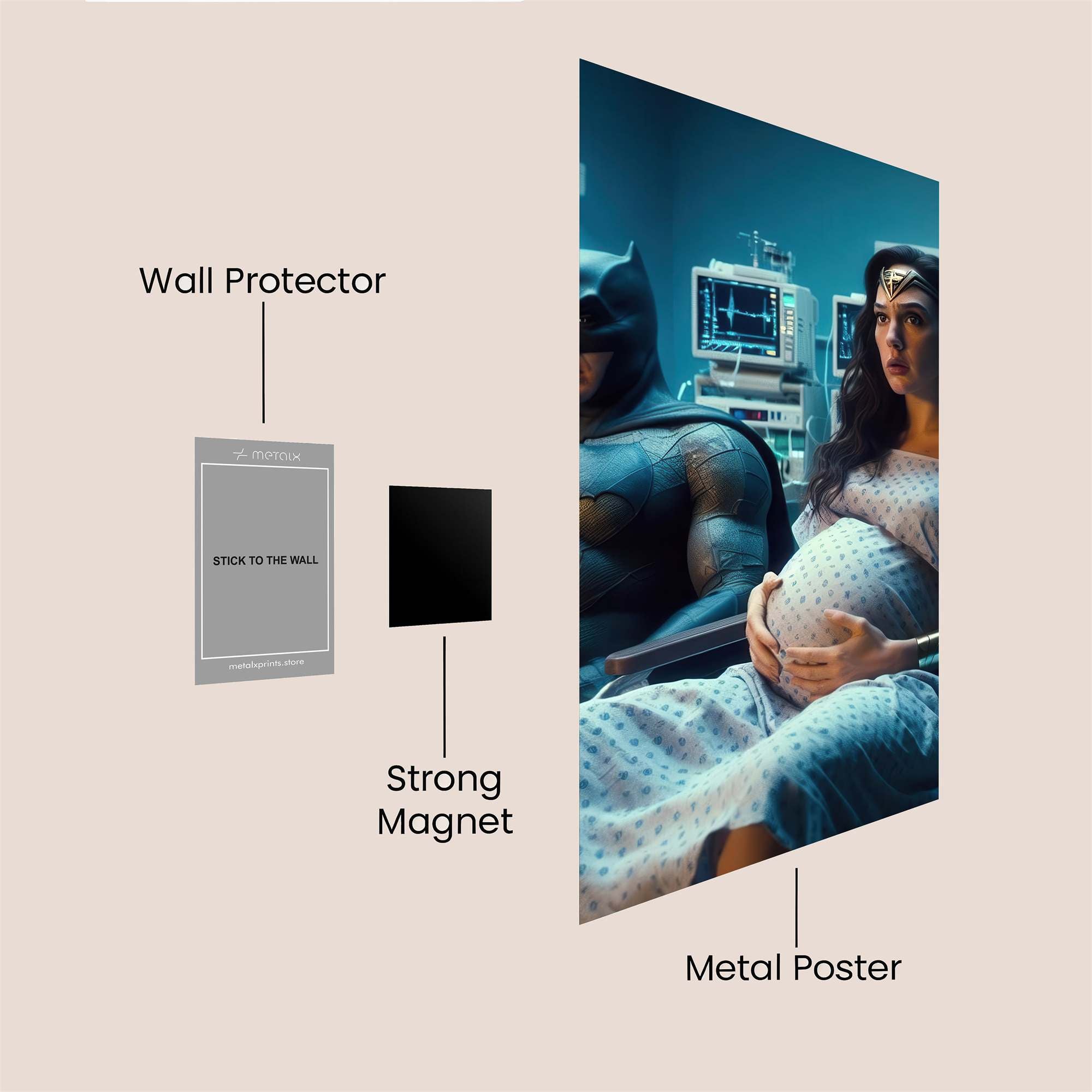 Wonderful Anticipation Safe Wall Magnetic / M