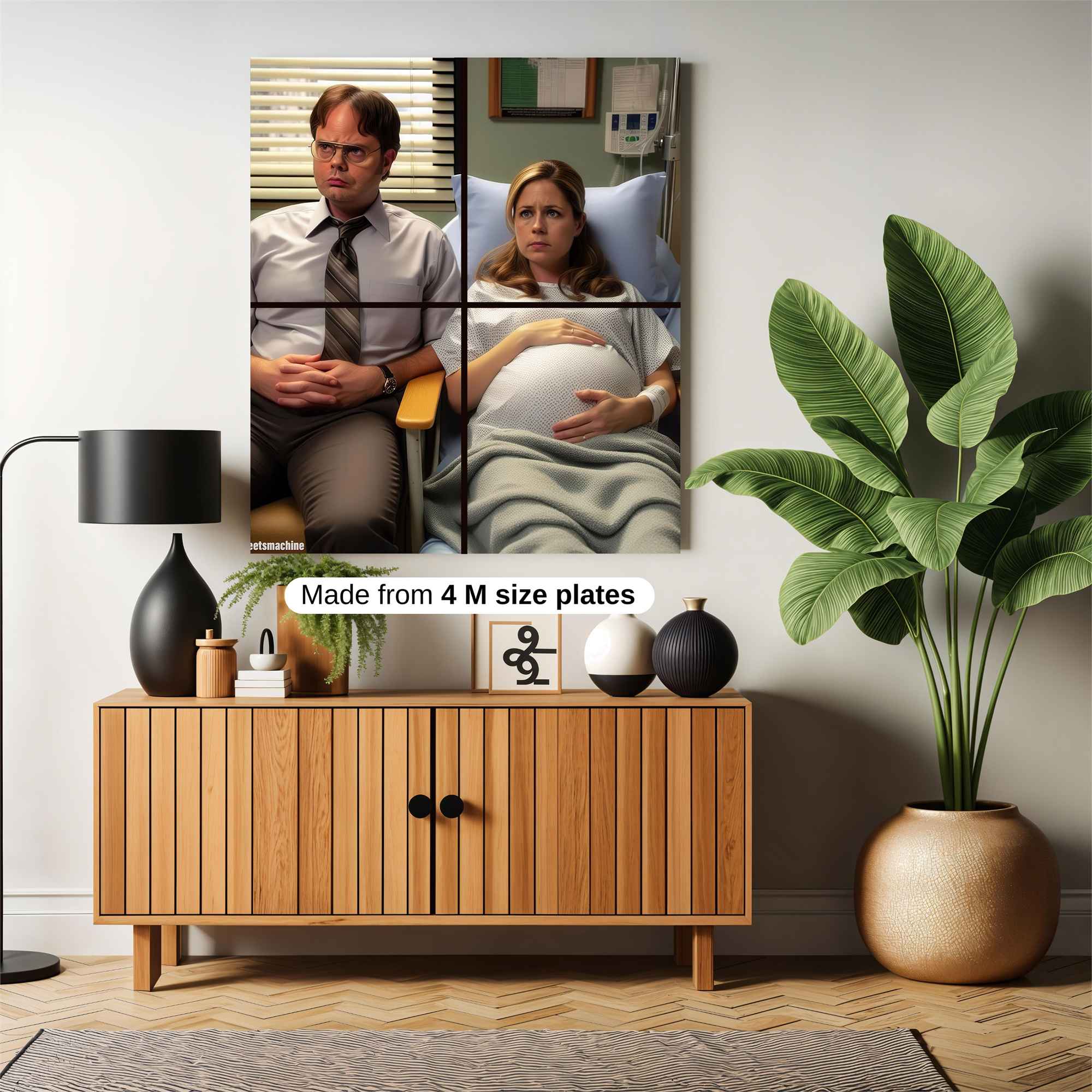 Pam Anxious Safe Wall Magnetic / M