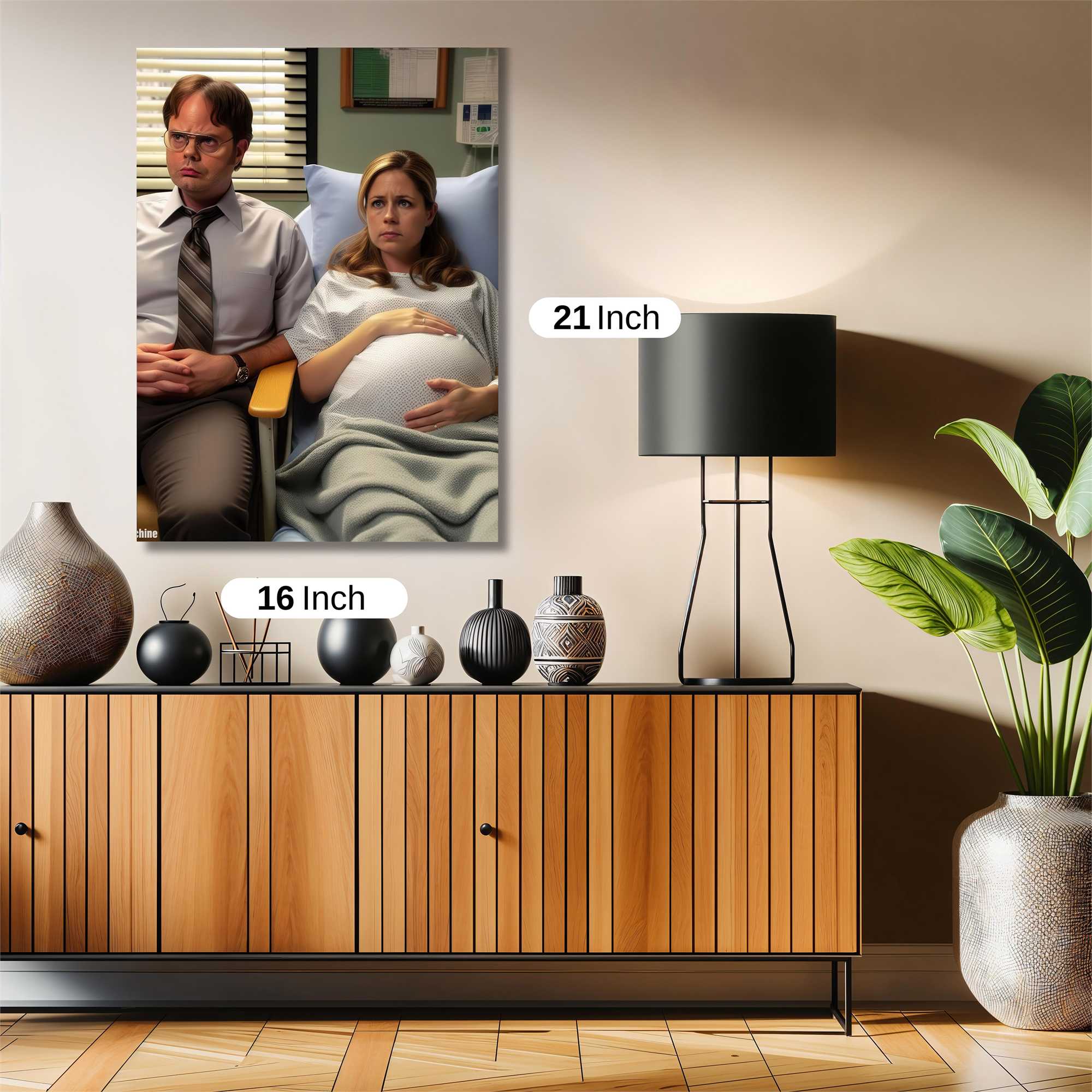 Pam Anxious Safe Wall Magnetic / M