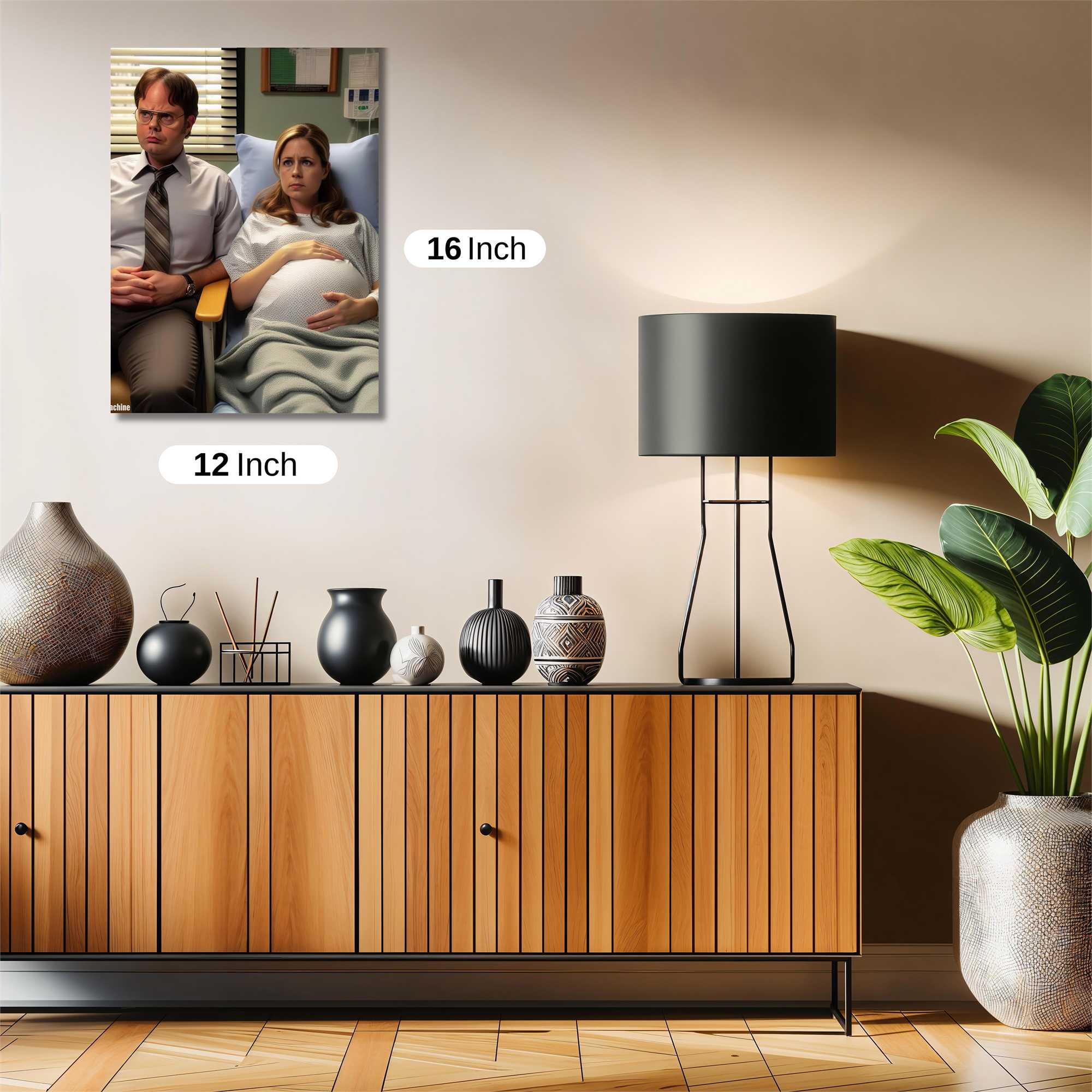 Pam Anxious Safe Wall Magnetic / M