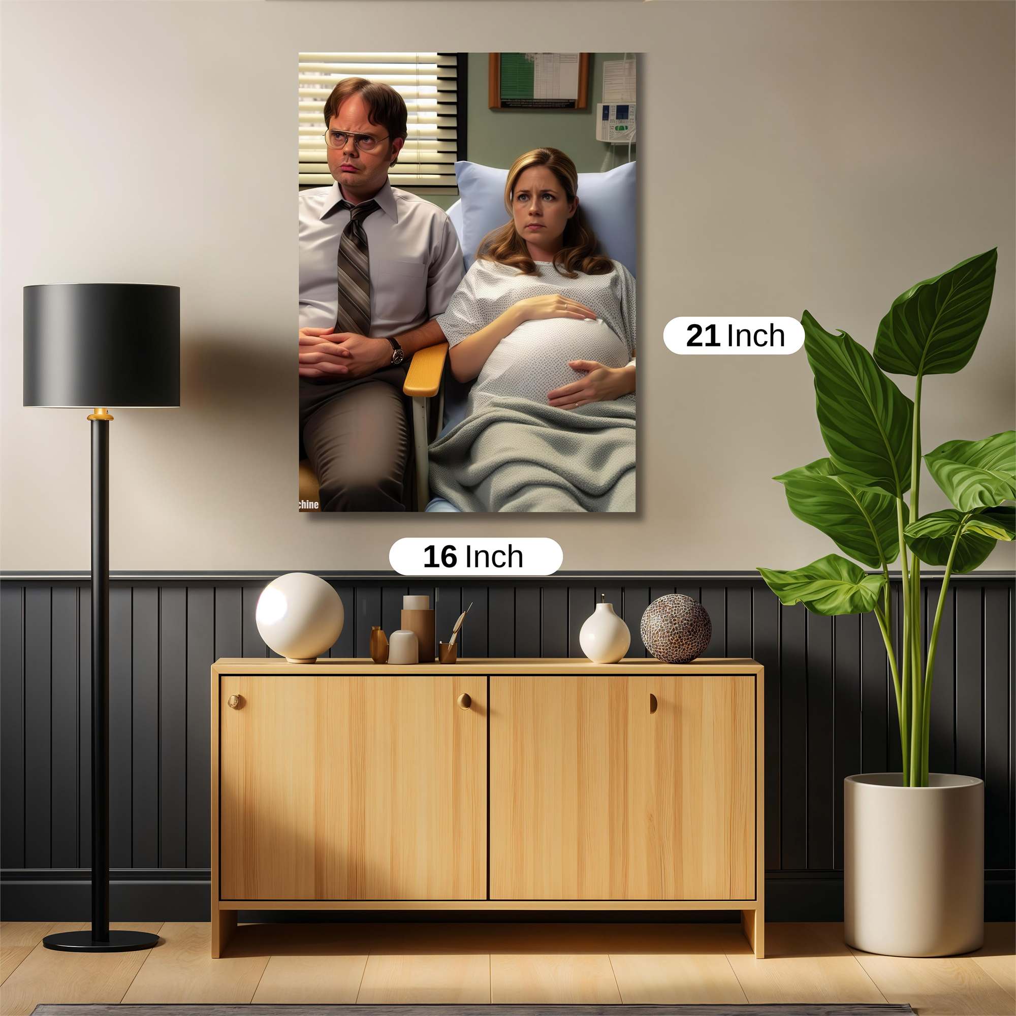 Pam Anxious Safe Wall Magnetic / M