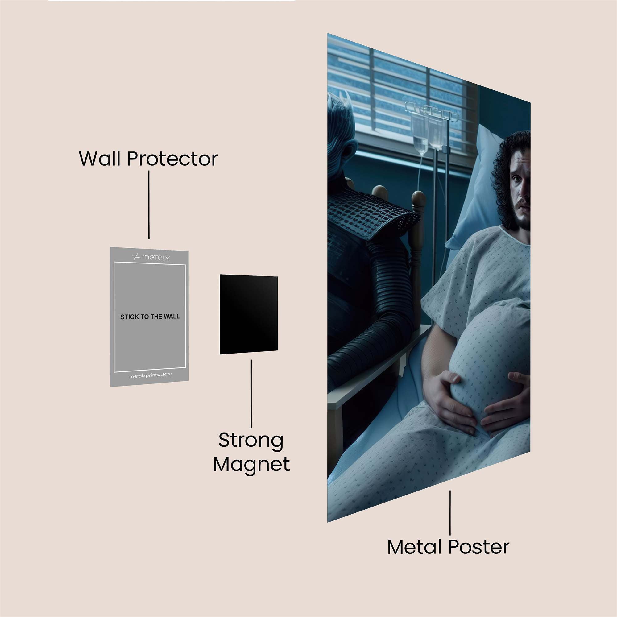 Night King's Surprise Safe Wall Magnetic / M