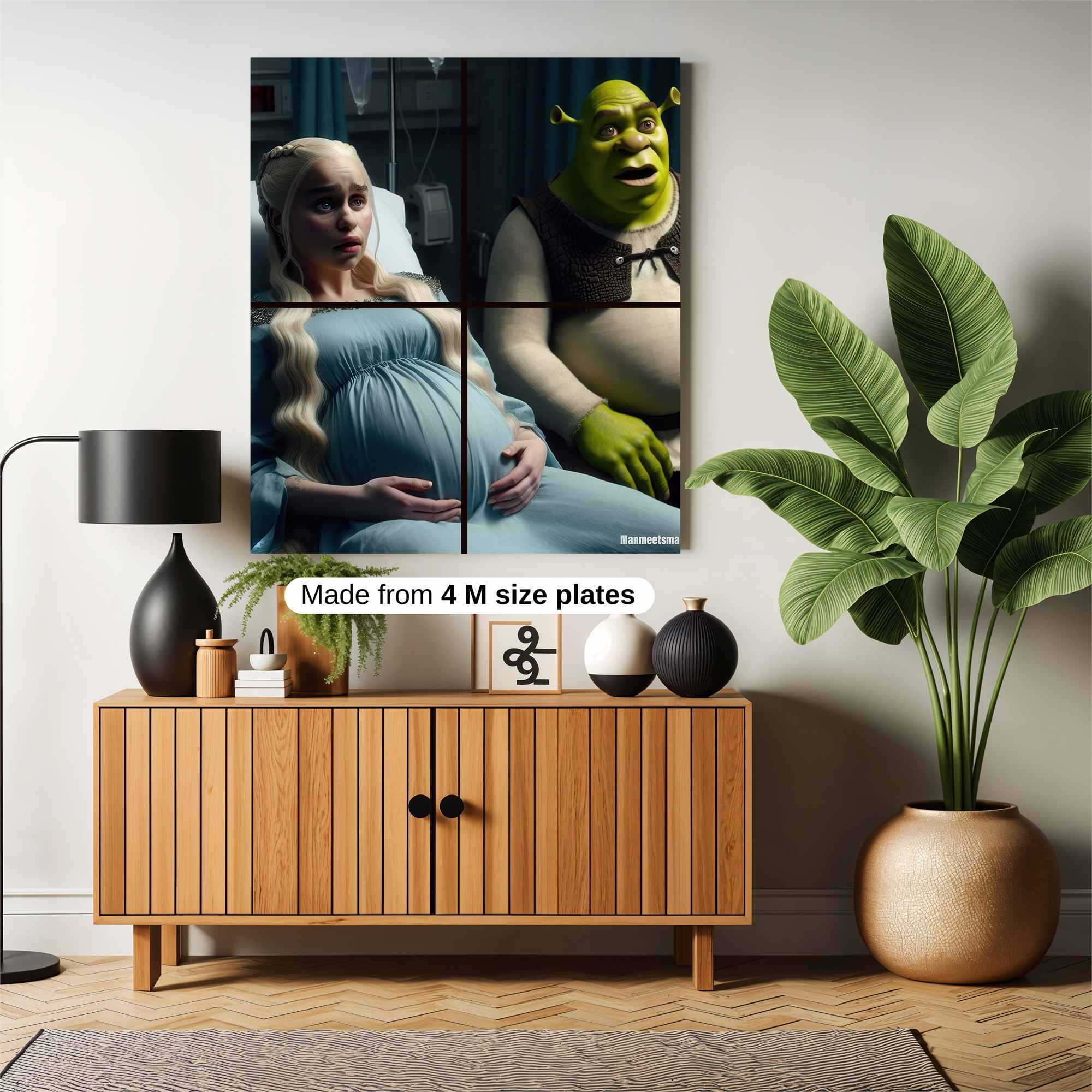 Daenerys Shocked Safe Wall Magnetic / M