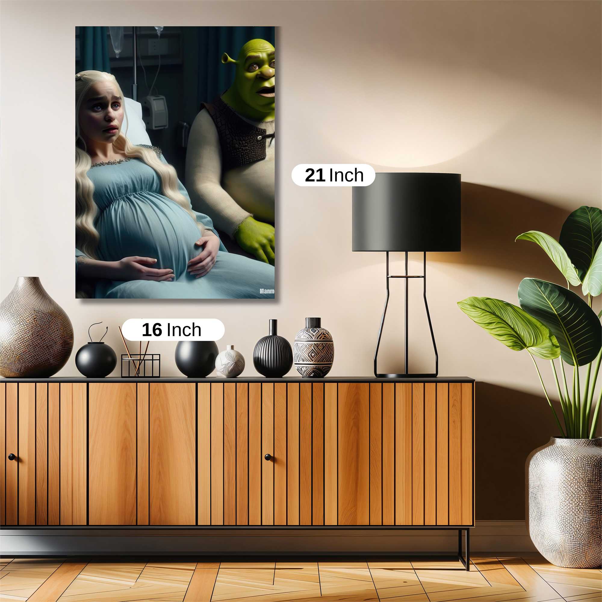 Daenerys Shocked Safe Wall Magnetic / M