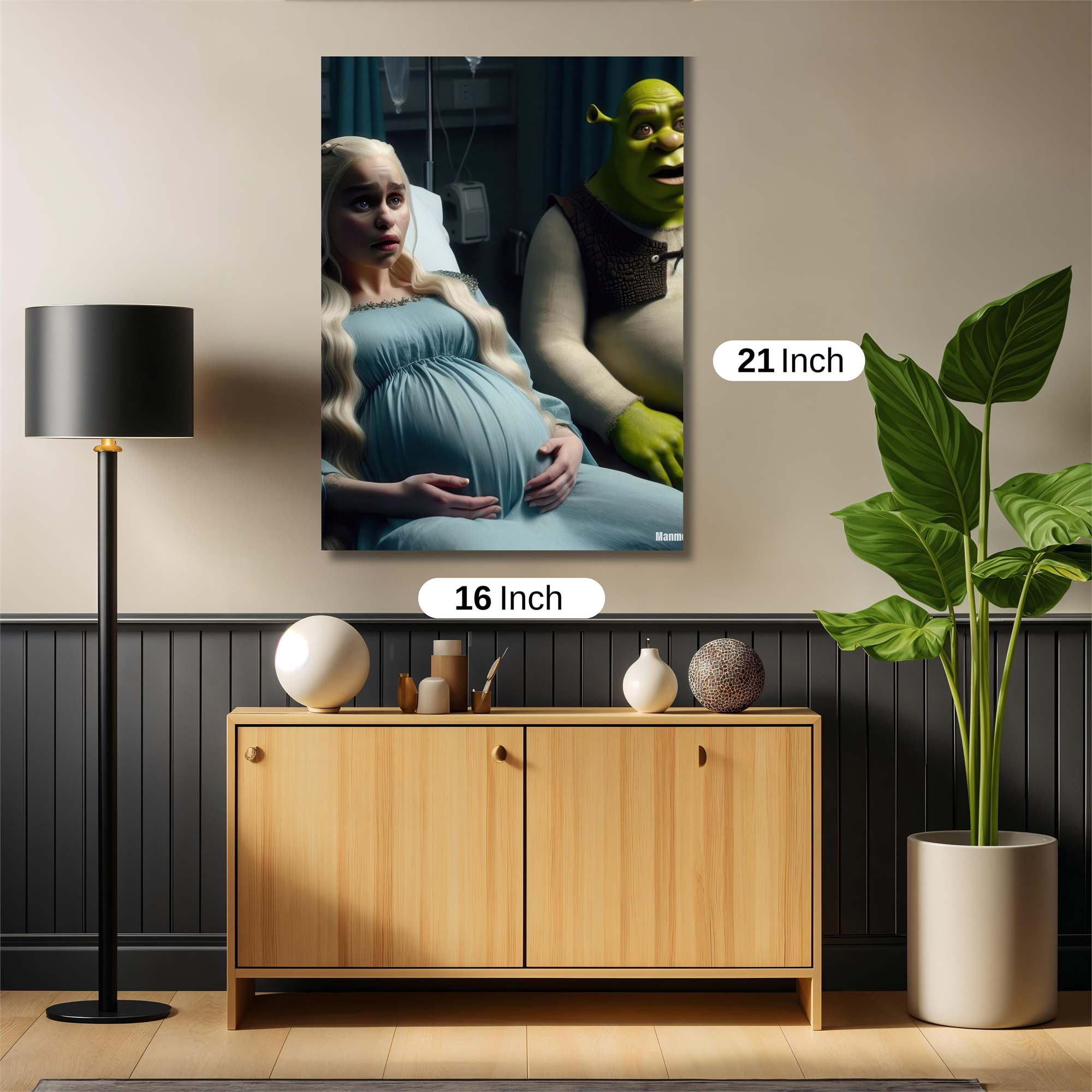 Daenerys Shocked Safe Wall Magnetic / M