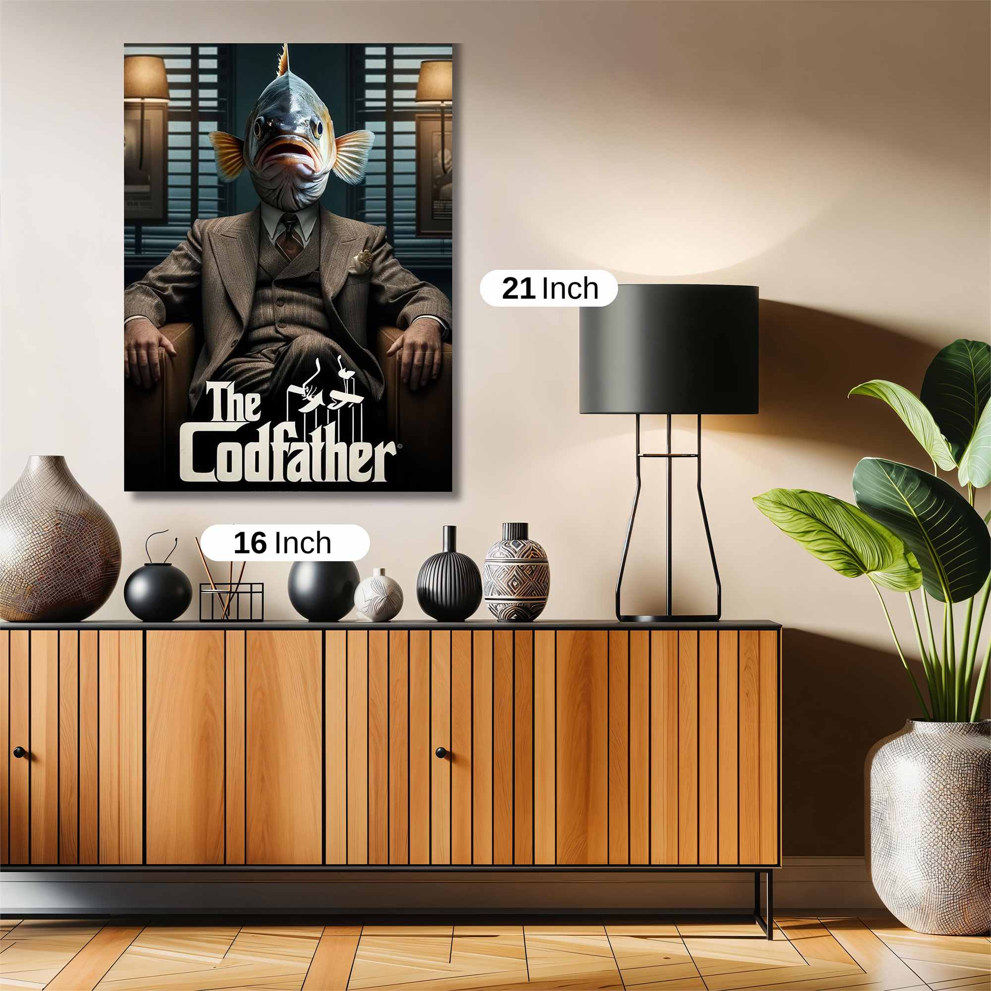 Fish Godfather Safe Wall Magnetic / M