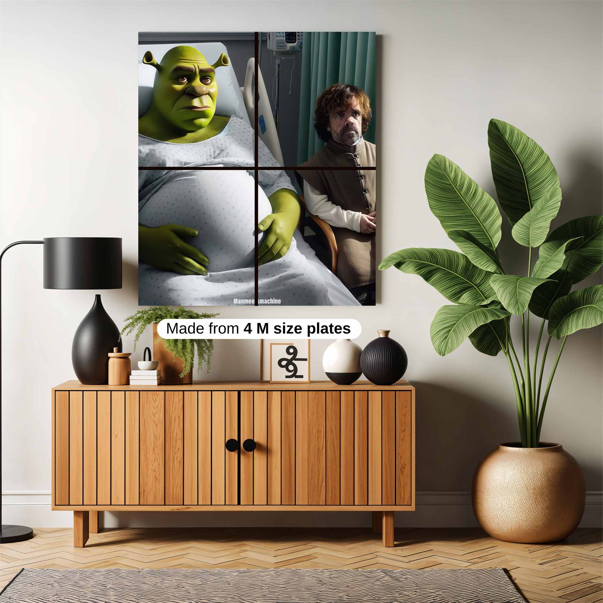 Shrek Expectant Safe Wall Magnetic / M