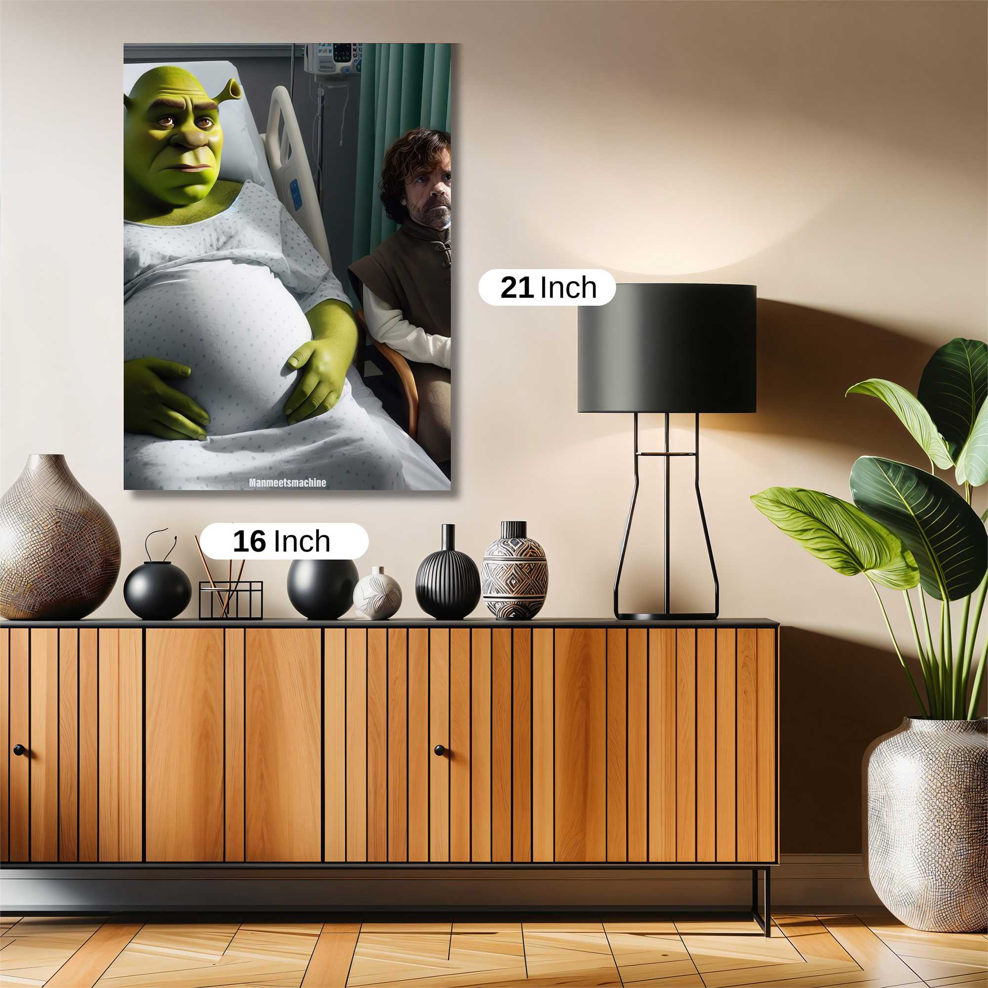 Shrek Expectant Safe Wall Magnetic / M