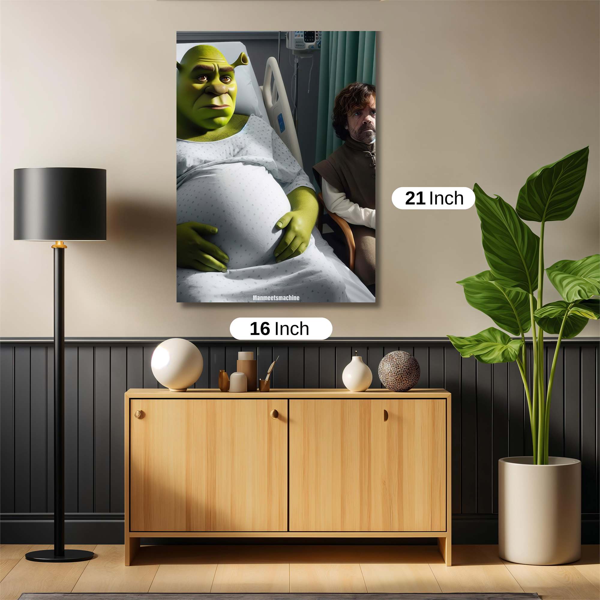 Shrek Expectant Safe Wall Magnetic / M