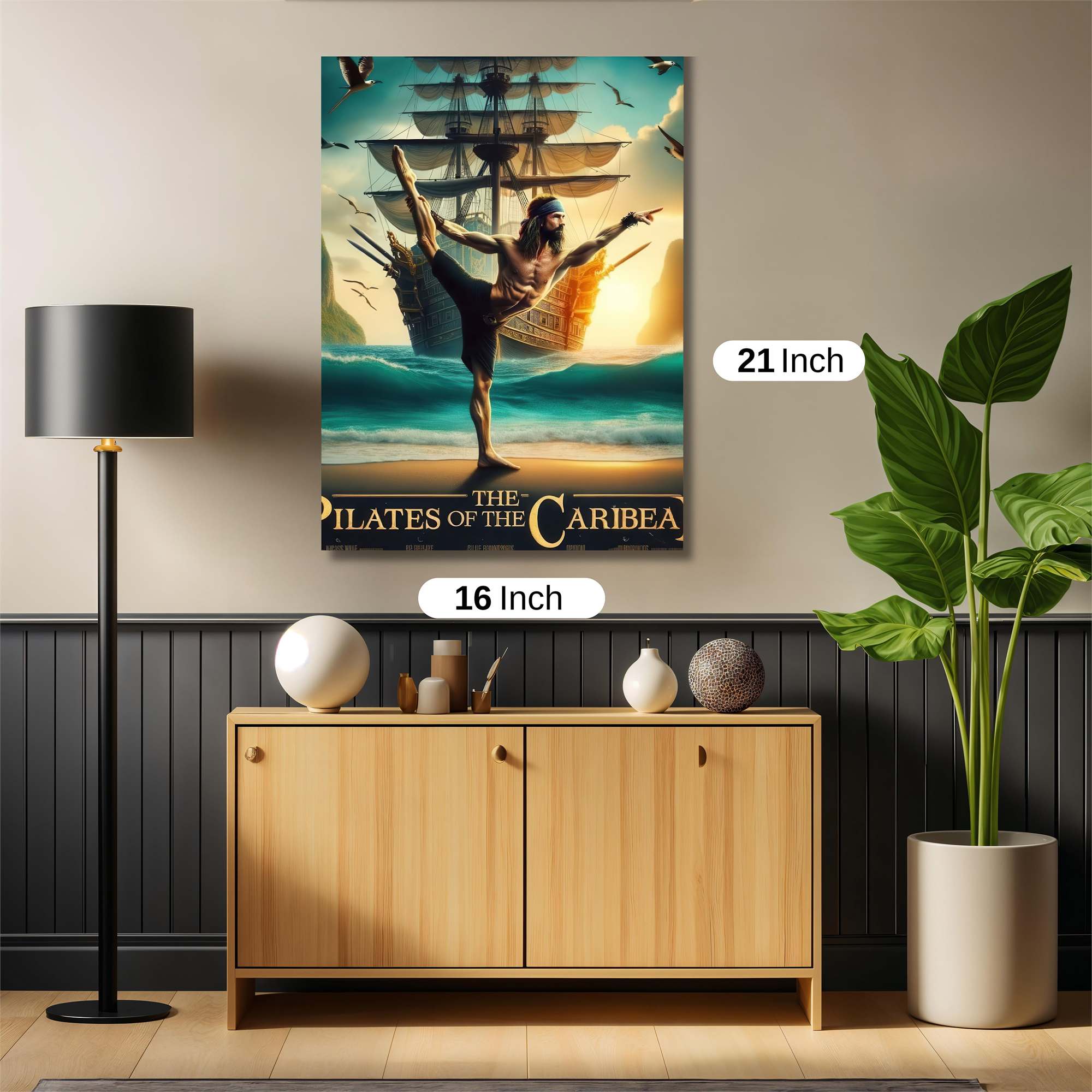 Pirate Balance Safe Wall Magnetic / M