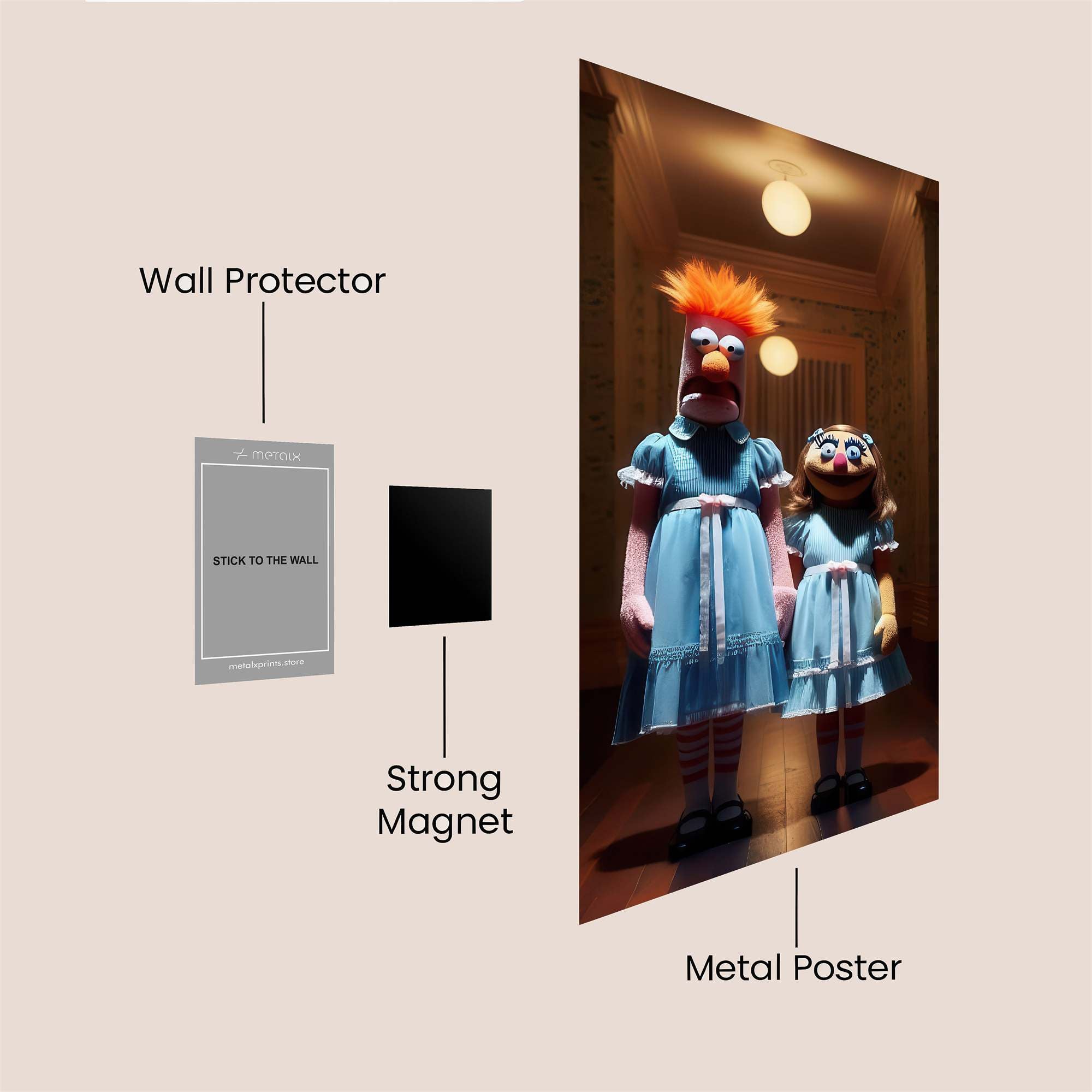 Beaker Eerie Safe Wall Magnetic / M
