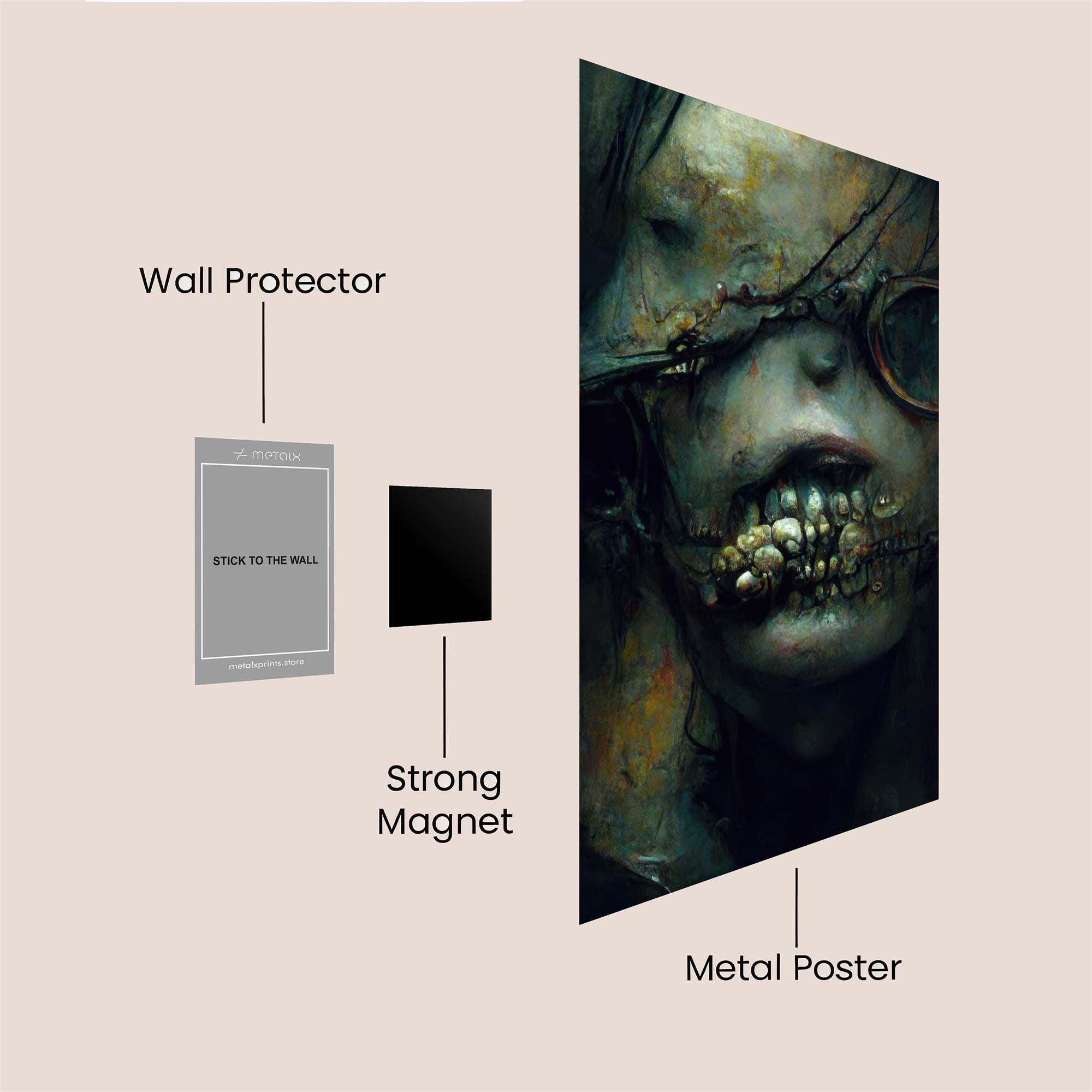 Mutant Whimsy Safe Wall Magnetic / M