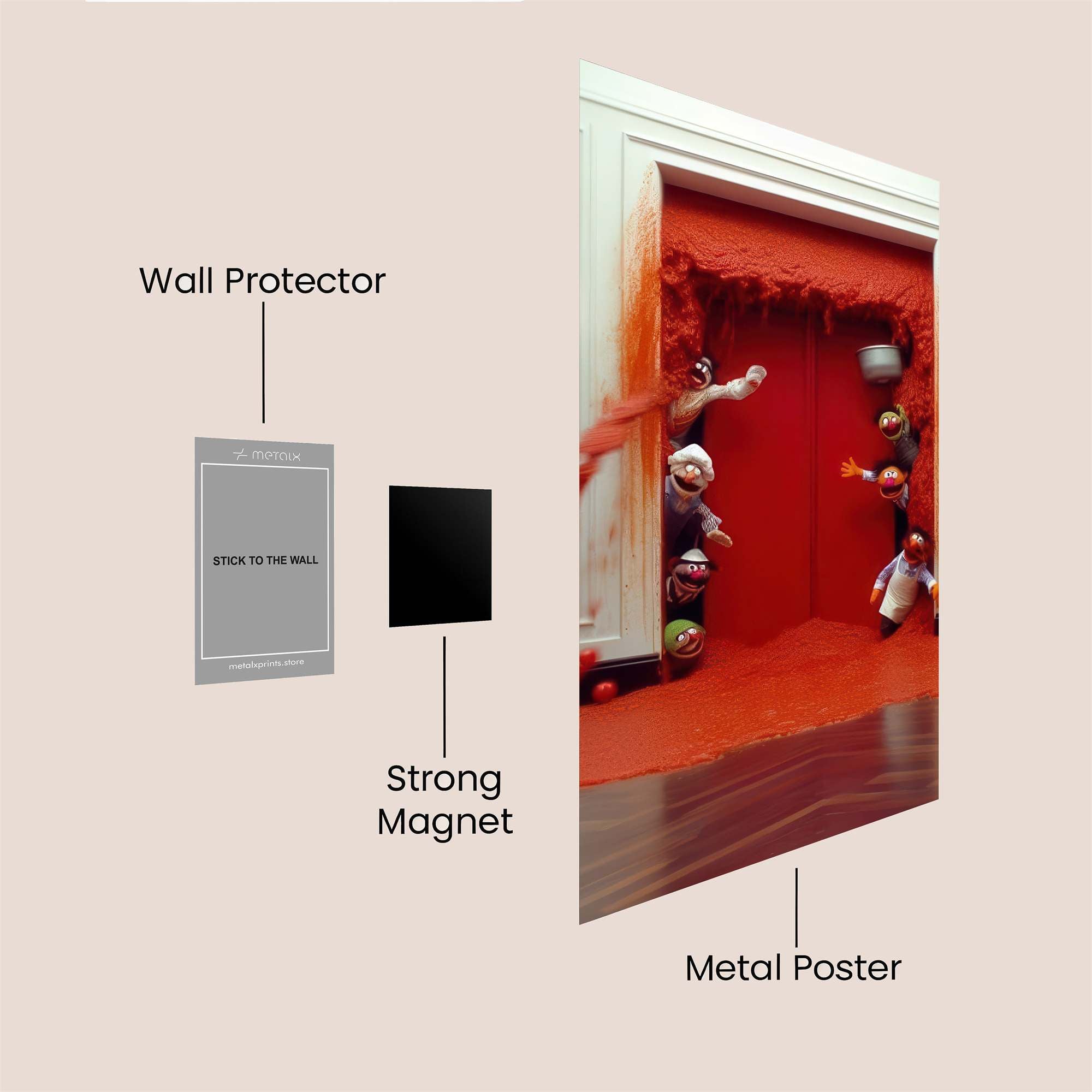 Muppets Chaos Safe Wall Magnetic / M