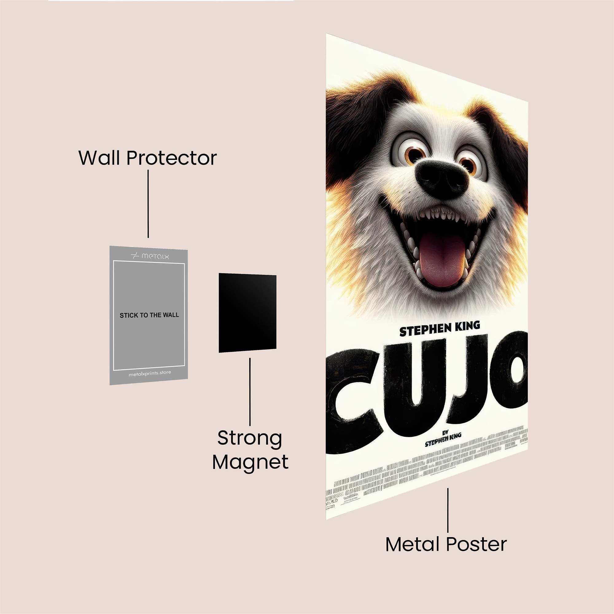 Cujo Cheerful Safe Wall Magnetic / M
