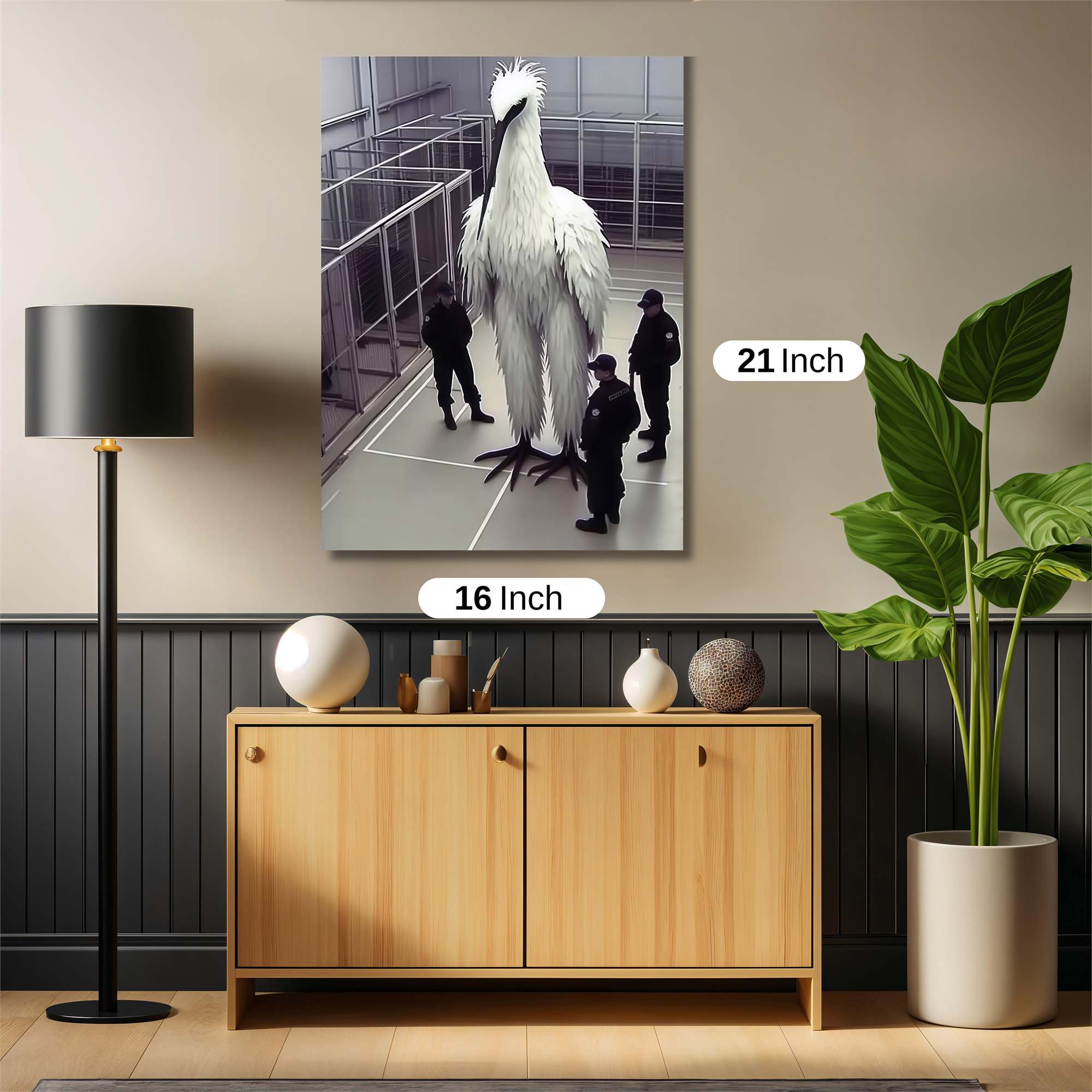 Shoebill Serene Safe Wall Magnetic / M