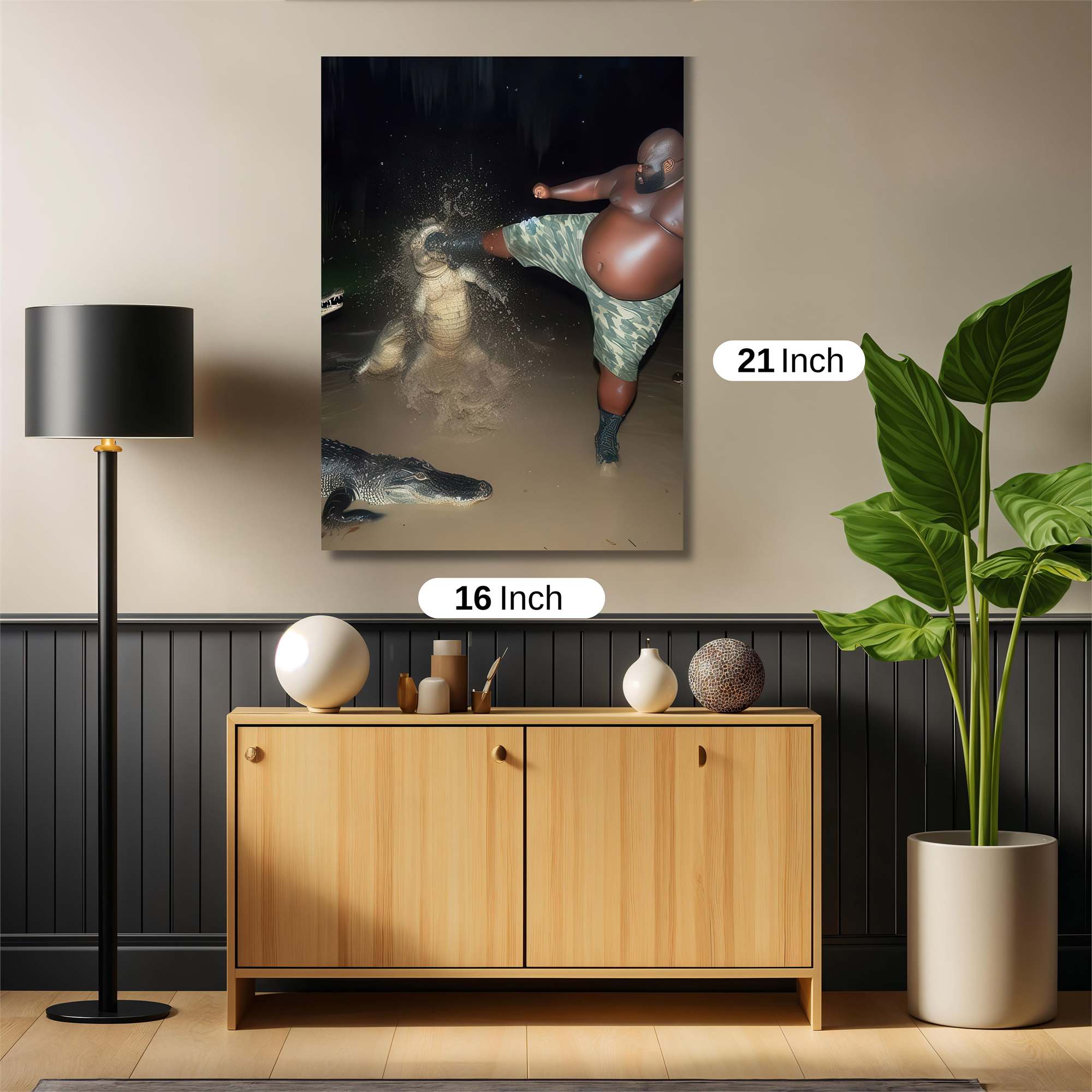 Crocodile Clash Safe Wall Magnetic / M