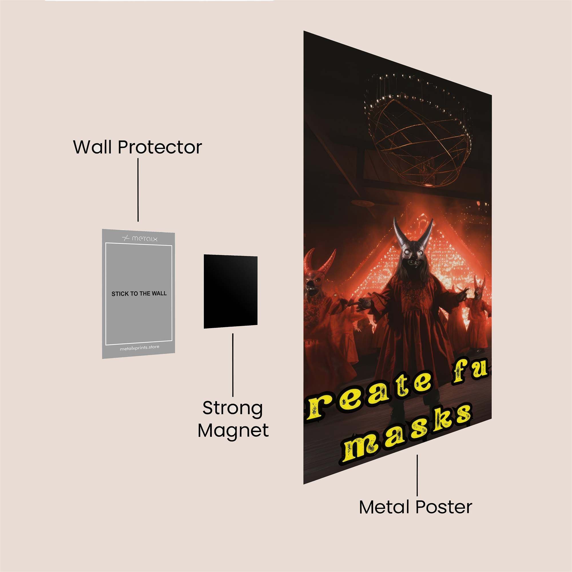 Devilish Delight Safe Wall Magnetic / M