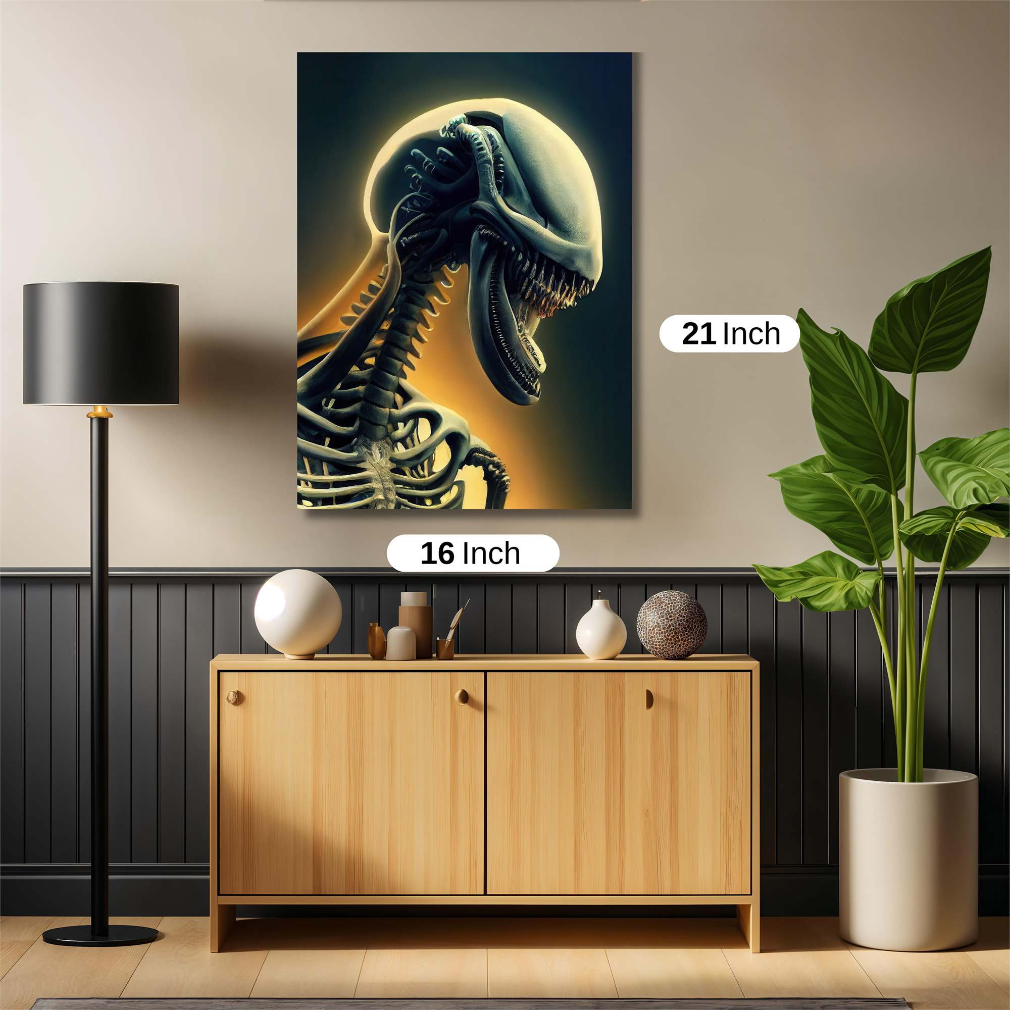 Xenomorph Menace Safe Wall Magnetic / M