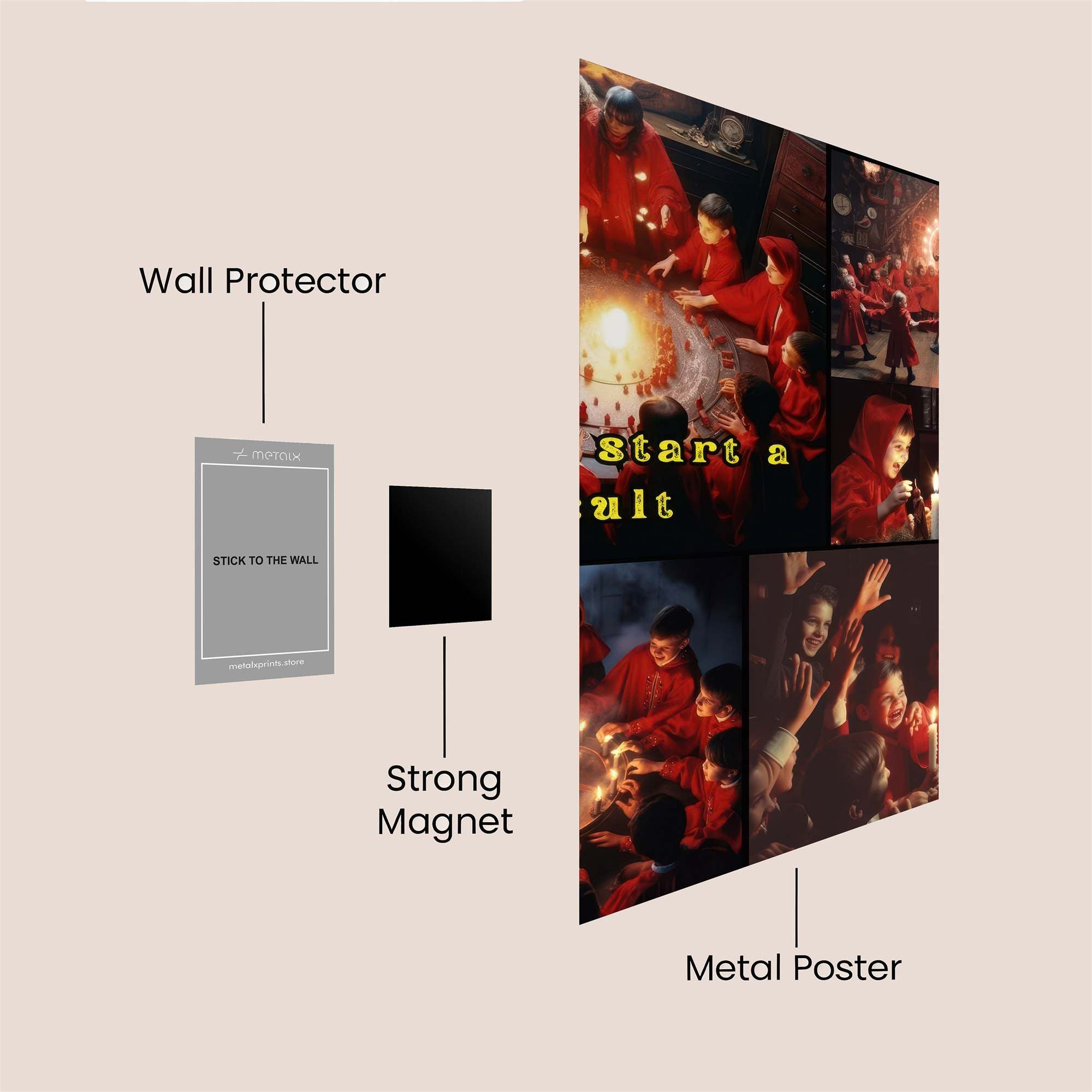 Cultish Celebration Safe Wall Magnetic / M