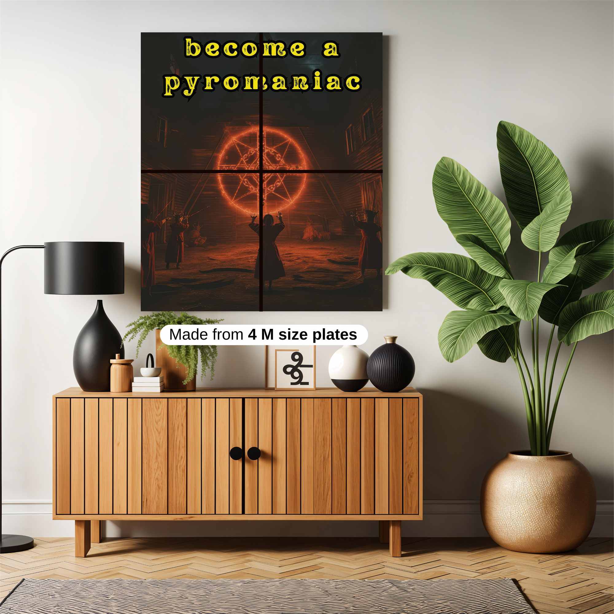 Ritualistic Glow Safe Wall Magnetic / M